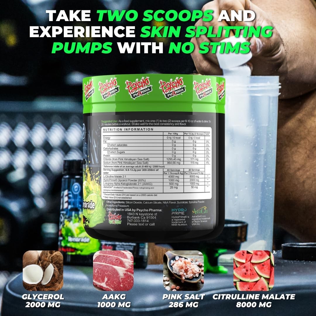 Nitric Oxide Pump Formula – Max-Dose NO Boosters for Extreme Muscle Pumps – Stim