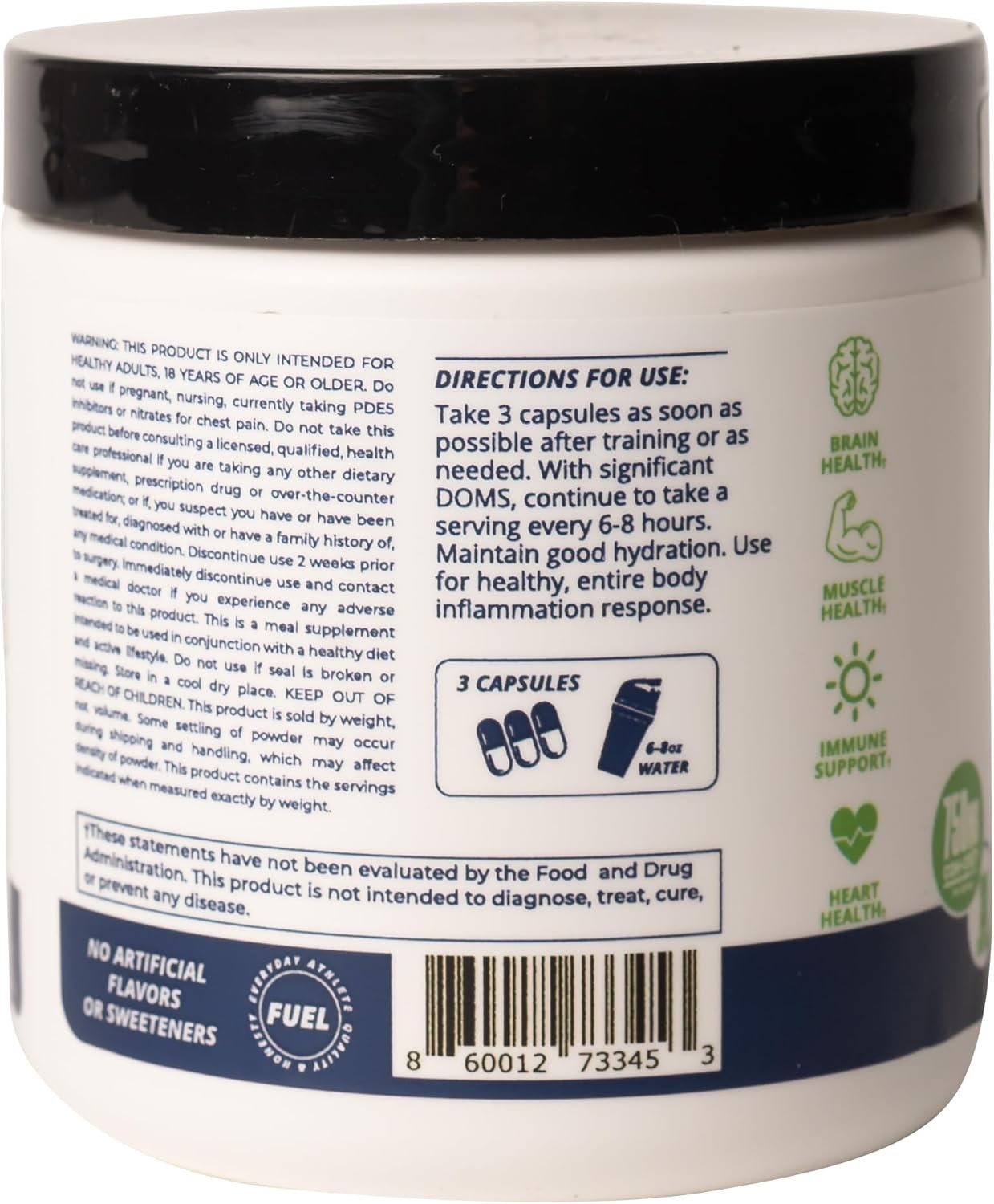 PowerPlay Fuel CREATINE HCl + Recovery Capsules for Muscle & Brain Health – 90ct