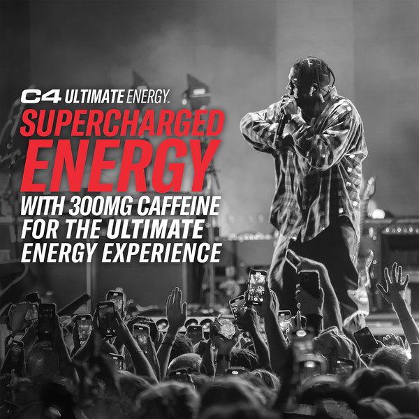 C4 Ultimate 300Mg Caffeine Sugar Free Energy Drink Fruit Punch Pre Workout Case