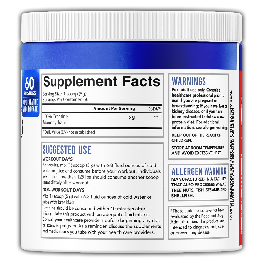 Monster Test 120ct Testosteron Booster + 100% Creatine Monohydrate Powder 300g