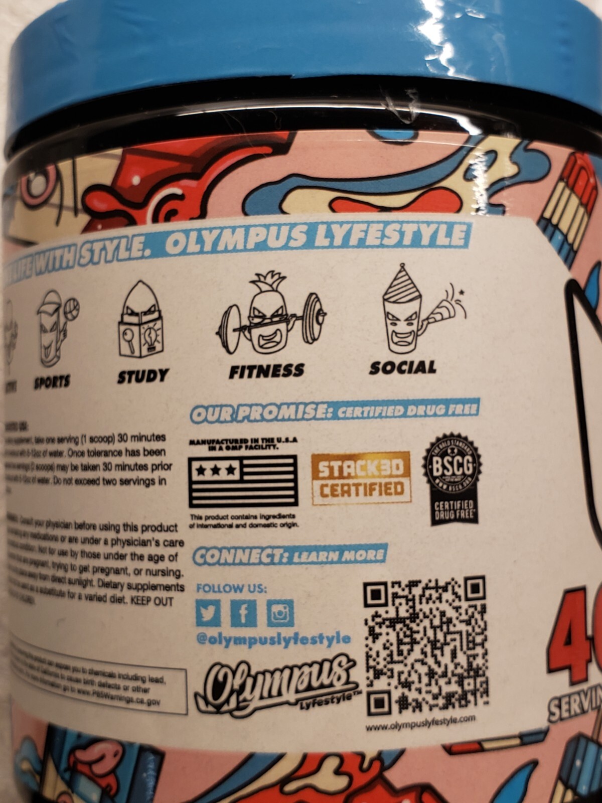 Olympus – NO MERCY Non-Stimulant Pre-Workout – Bombsicle – 40 Serv – Exp 8/2025