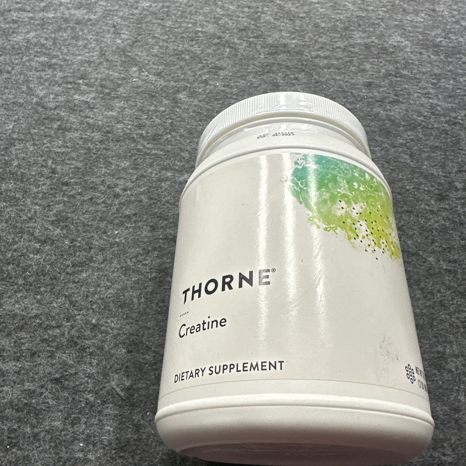 Thorne Creatine Monohydrate Powder Unflavored 32 oz 180 Serv Exp 5/2027