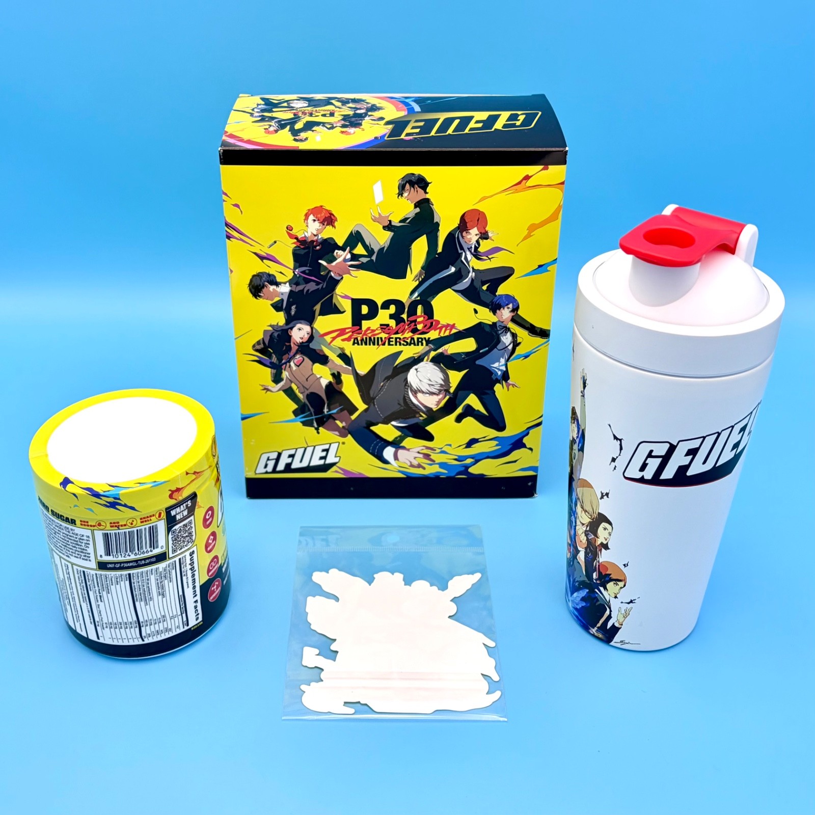 G Fuel Binding of Isaac Brimstone Collector’s Box 2 Four Souls Cards Shaker Cup