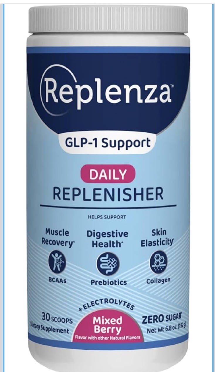 💪Replenza Mixed Berry Electrolyte Mix Zero Sugar 6.8oz Powder (EXP 10/2026)