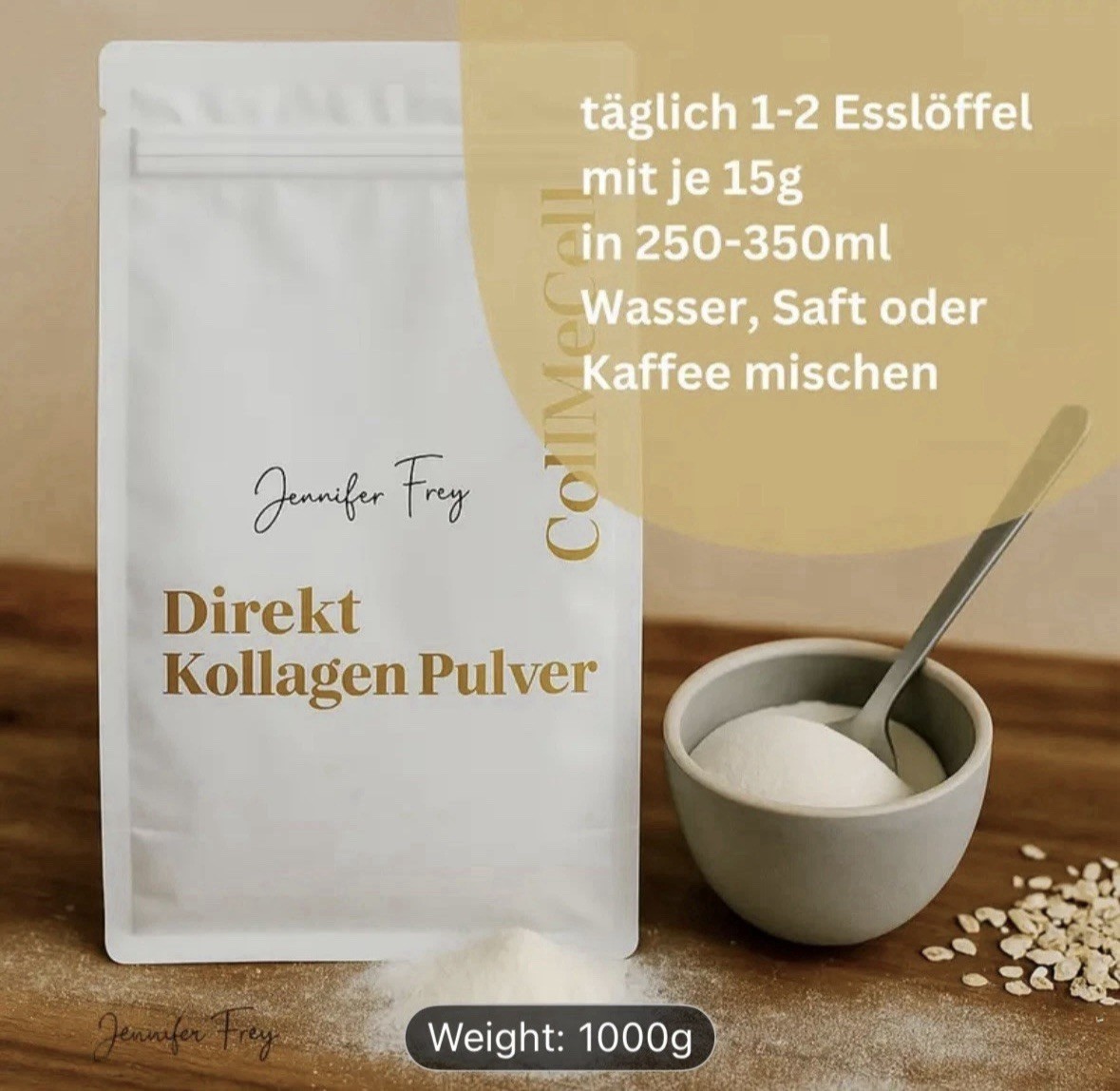 1000g Collagen Peptides Bioactive Premium Collagen Hydrolysate, Skin, Joints