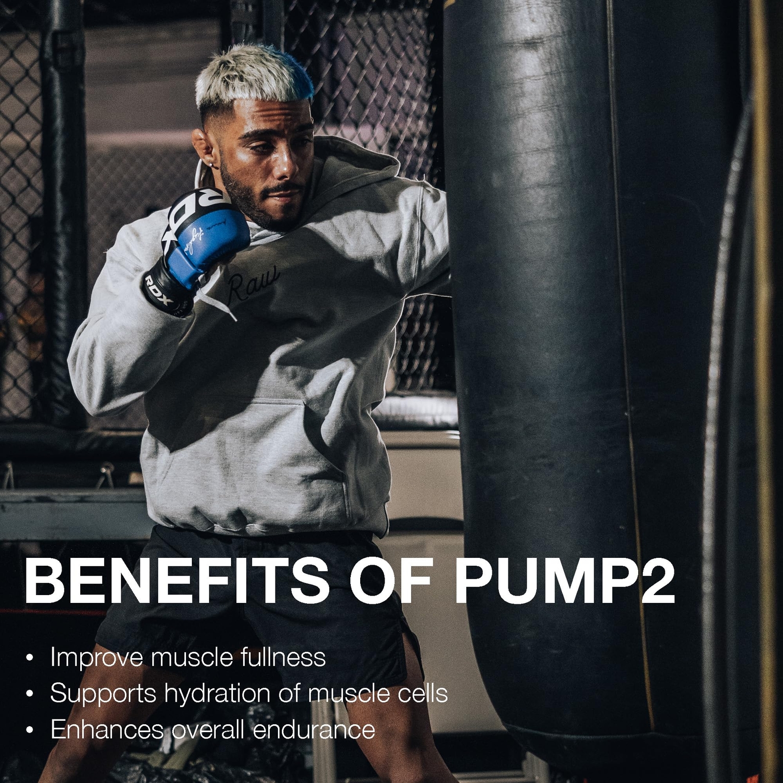 RAW Nutrition Pump2 Glycerol Powder 20 Servings Pre Workout Supplement