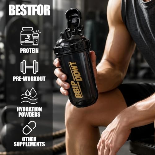 20oz Shaker Bottles for Protein Shakes,with whisk ball,| No Black