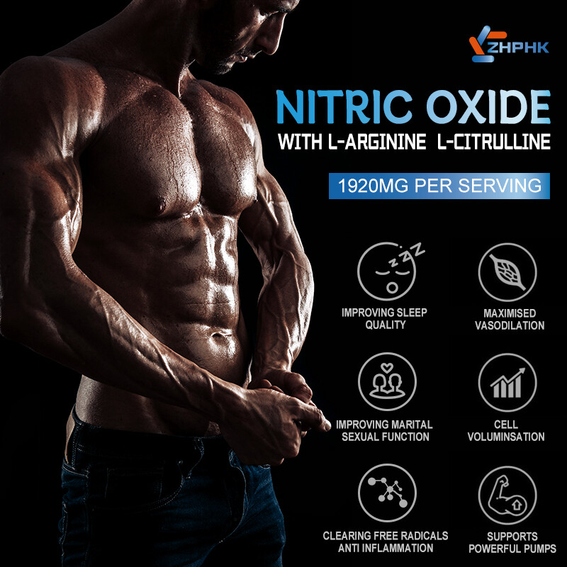 Nitric Oxide & Circulation Booster | L-Arginine, L-Citrulline | Extra Strength