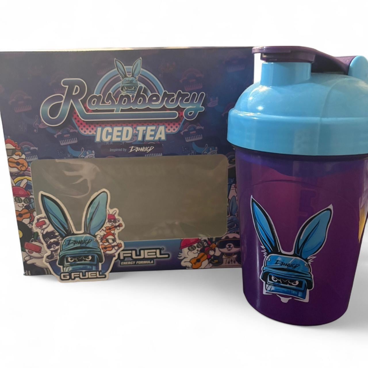 Danucd raspberry iced tea GFUEL collectors box Comes with sticker