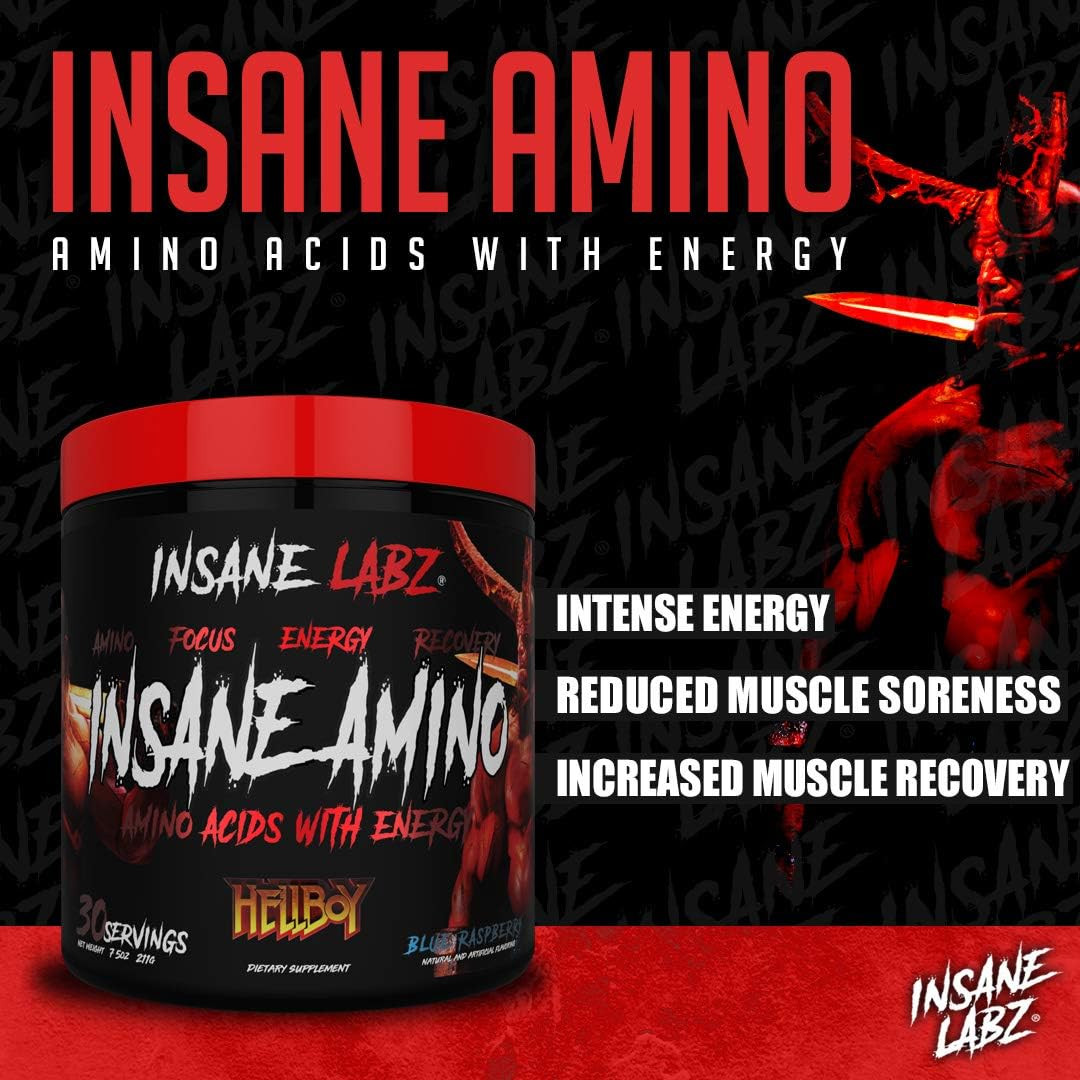 Hellboy Bundle, Psychotic Hellboy Pre Workout and Insane Amino BCAA, Increase…
