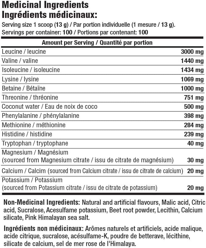 MAMMOTH EAA Muscle Recovery Supplement 390g 30 Serve, Exp:2025/10