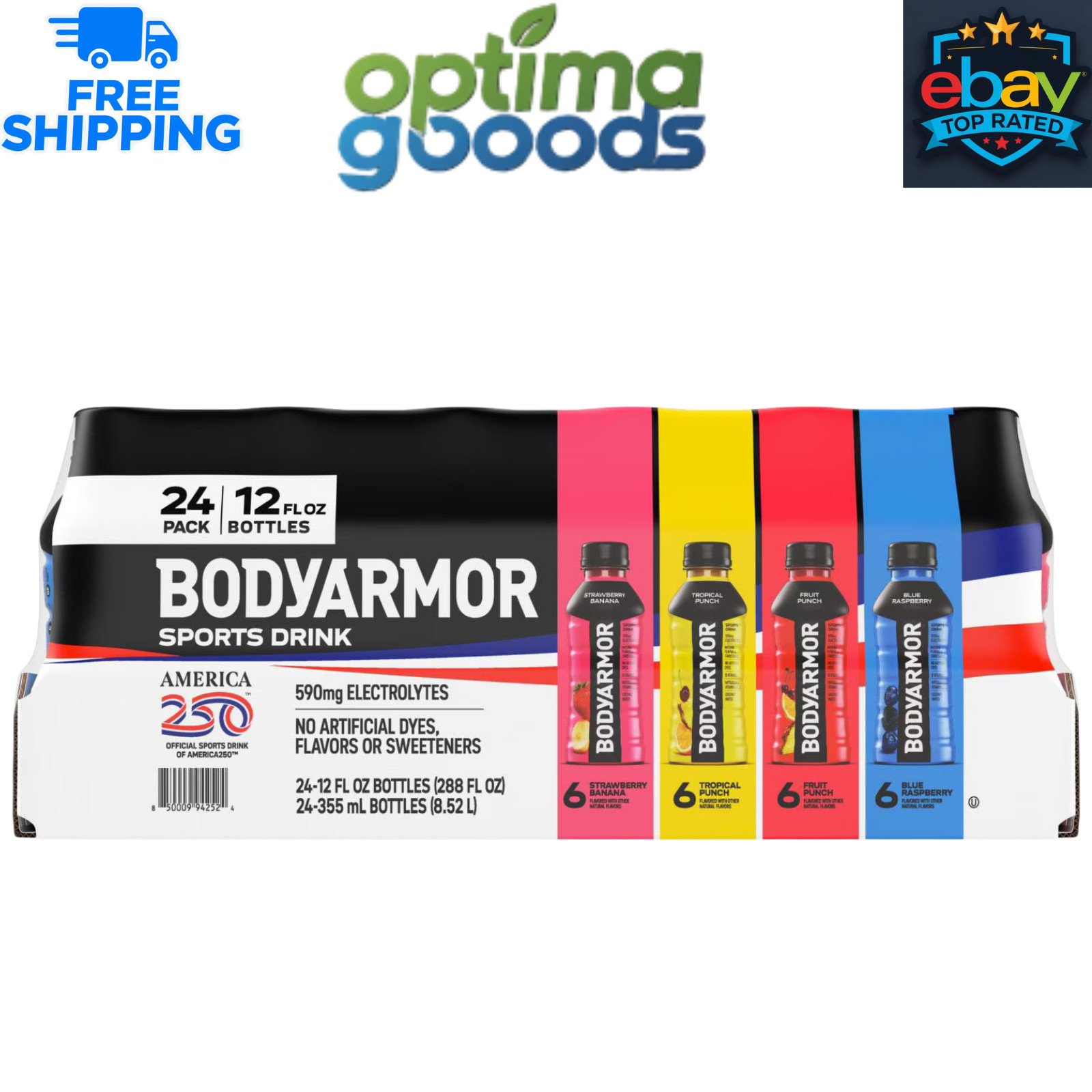 BODYARMOR Sports Drink Variety Pack, 12 fl. oz., 24 pk.
