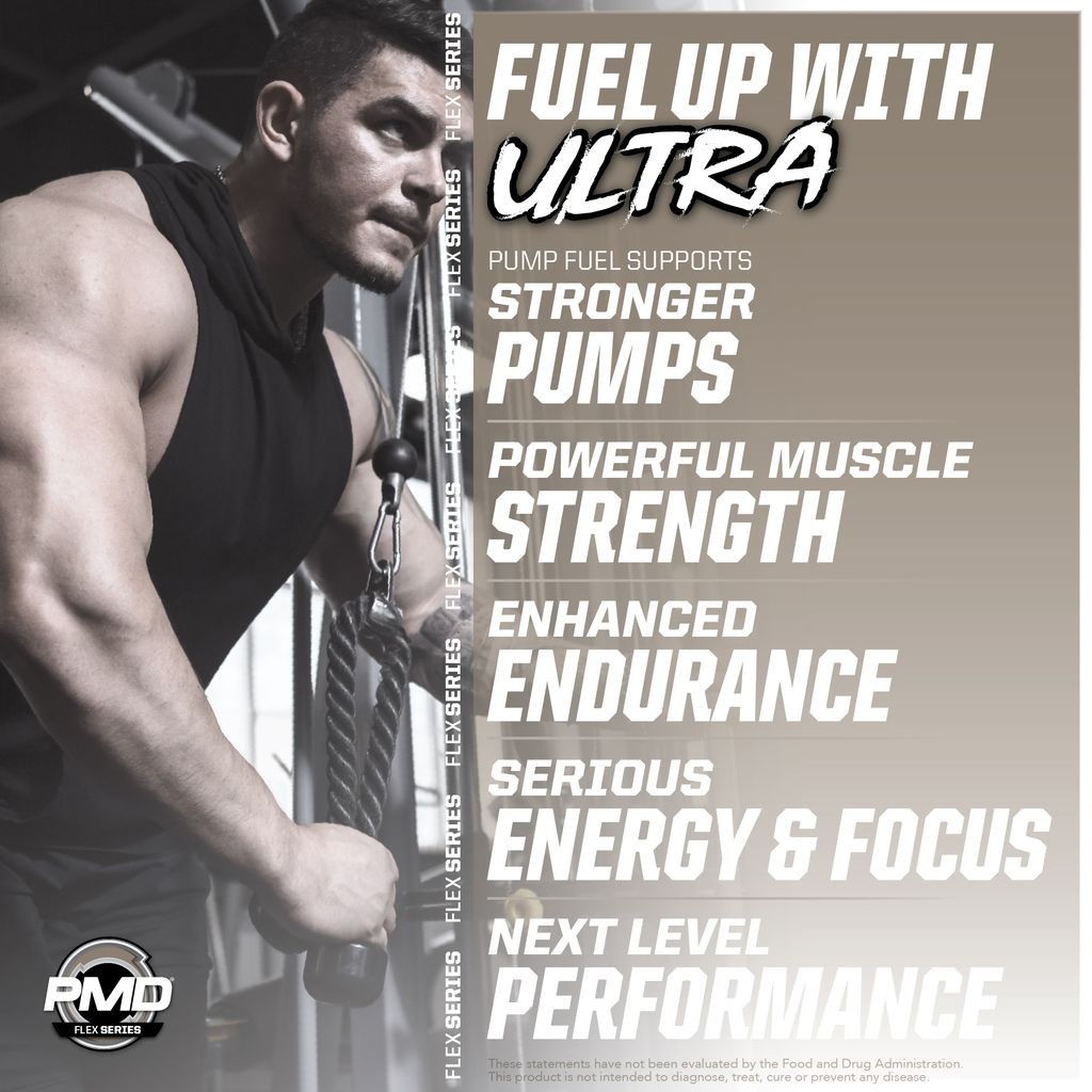 PMD SPORTS PUMP FUEL ULTRA – PRE WORKOUT – PEACH NECTARINE (30 Servings)