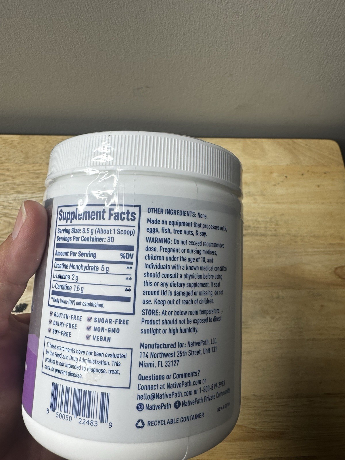 Achieve Your Fitness Goals with Creatine, L-Leucine & L-Carnitine – 30 Servings