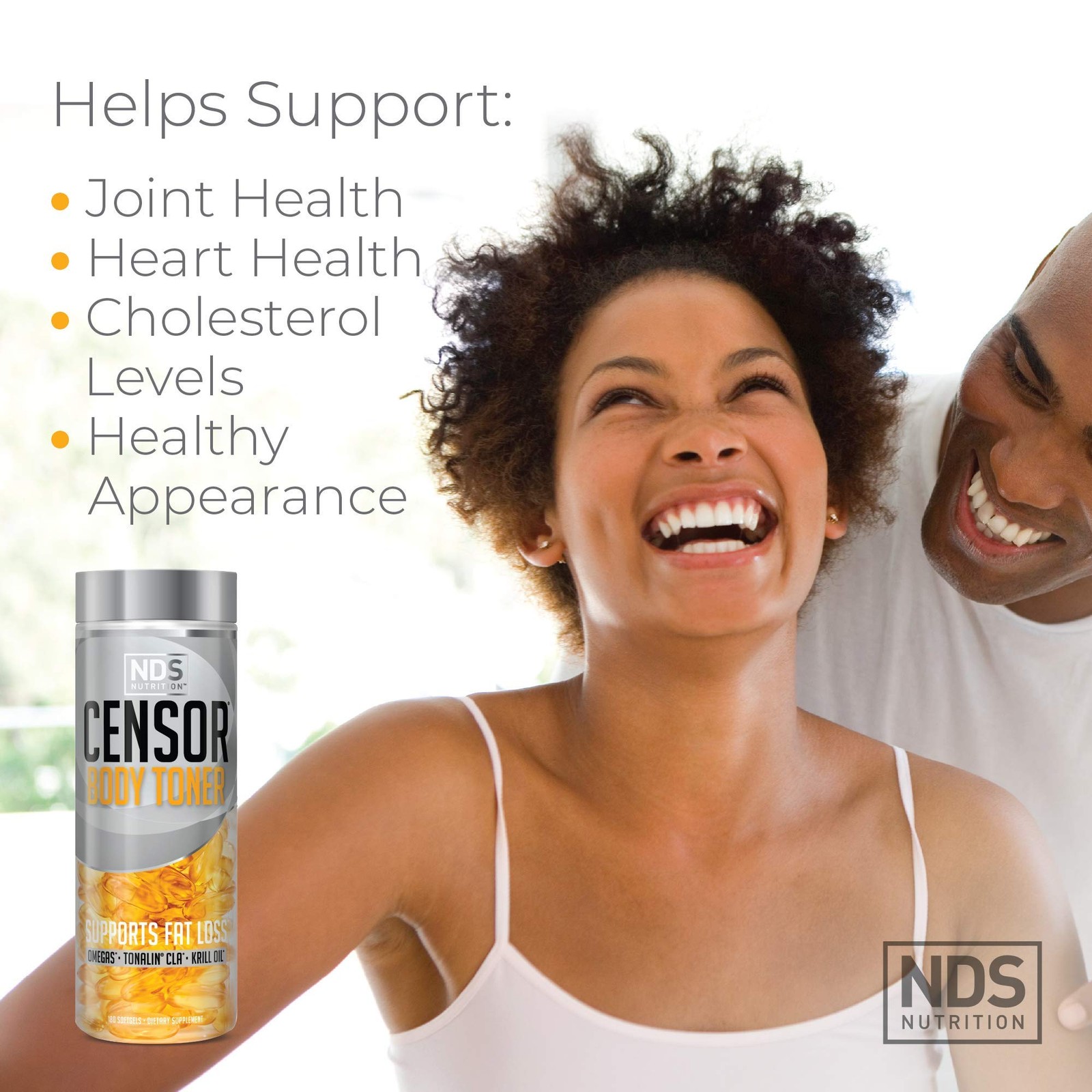 Censor NDS Nutrition Fat Loss and Body Toner with CLA, Fish Oil, Safflower an…