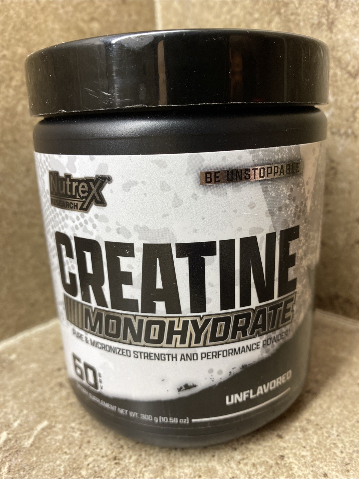Nutrex CREATINE Monohydrate Powder Micronized Unflavored 60 Servings 10.58 oz