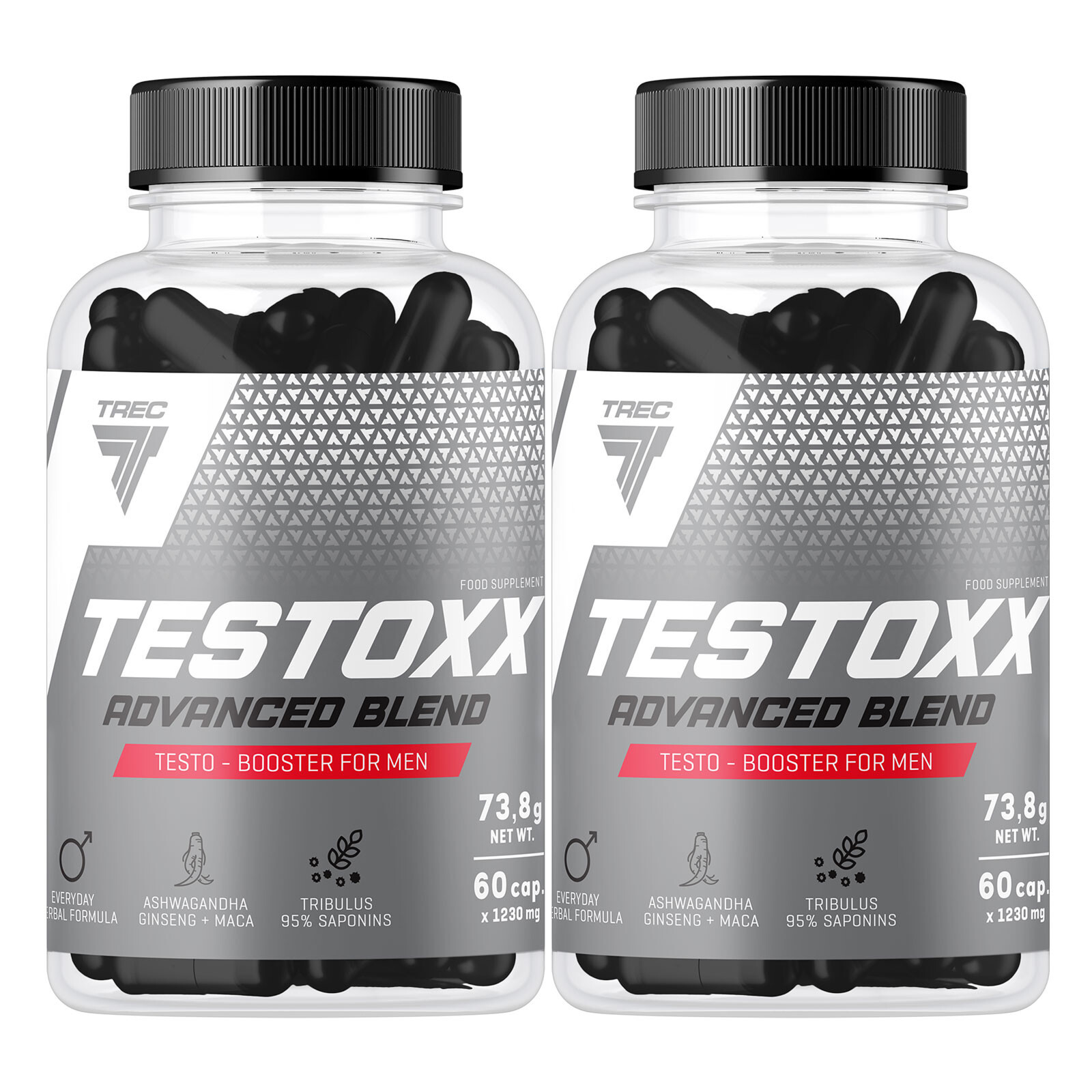 TESTOXX 60-240 Caps Testosterone Booster for Men, Energy, Libido, Muscle Support