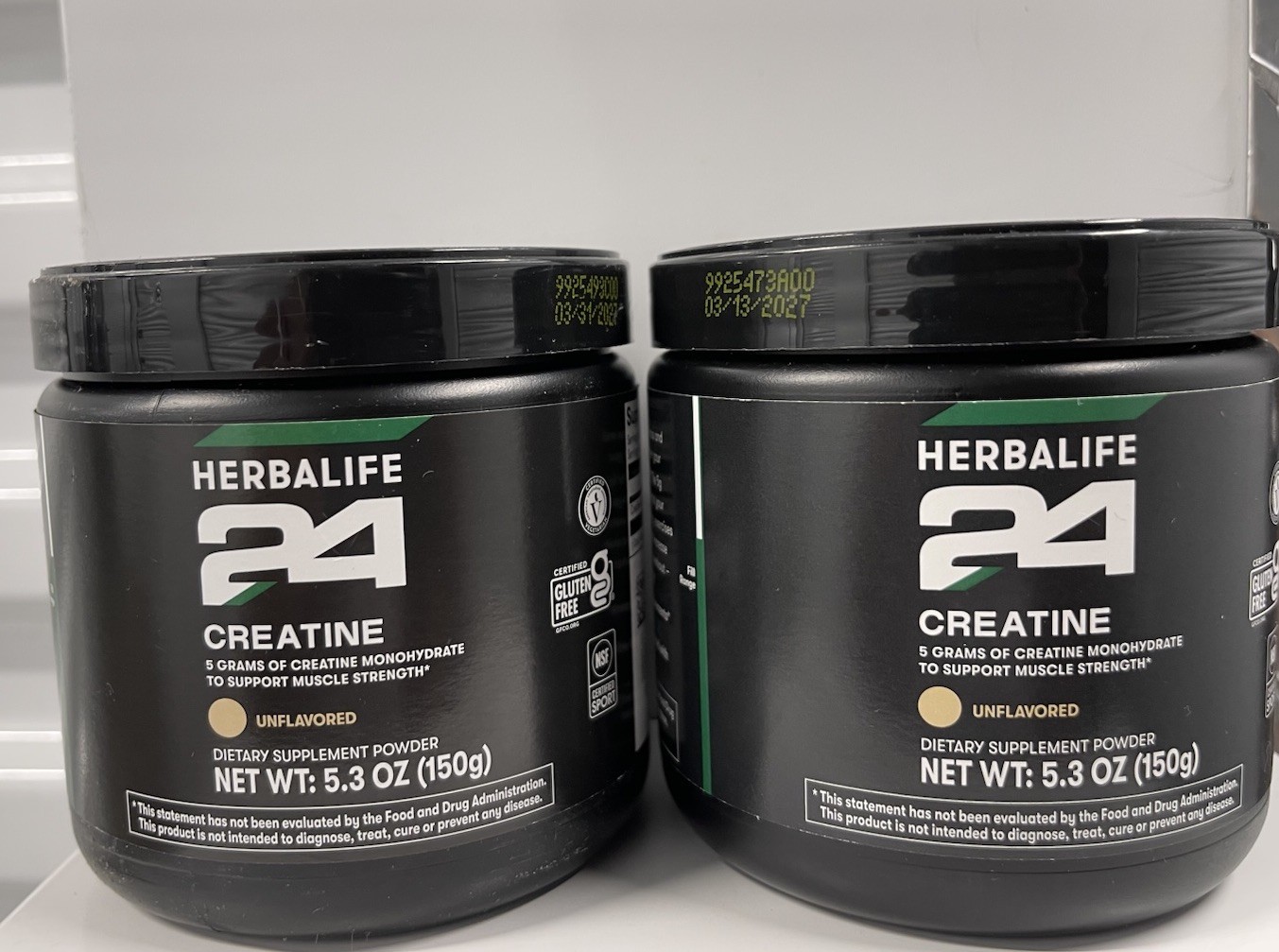 2xCreatine Monohydrate 5.3oz Unflavored to Support Muscle Ex 2/27
