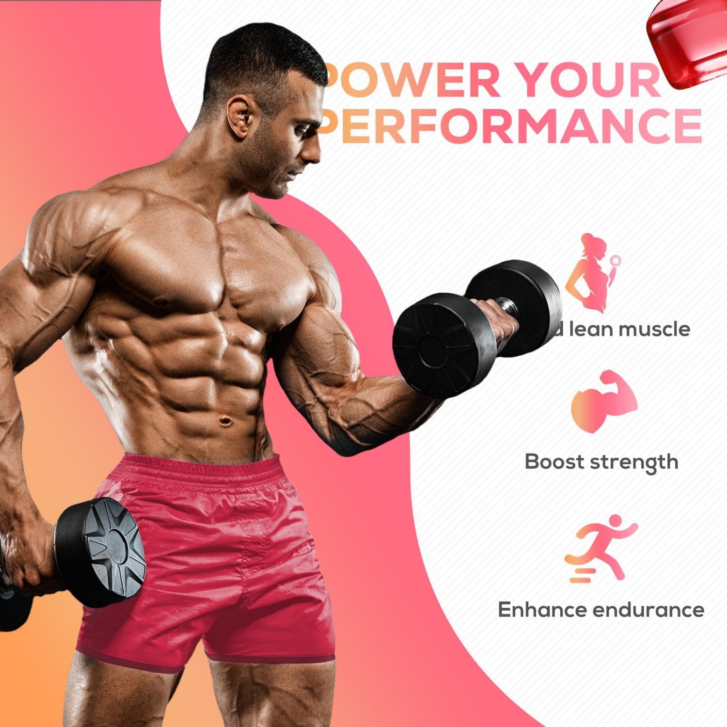 Creatine Gummies, Creatine Monohydrate Gummies for Men & Women with Collagen,…