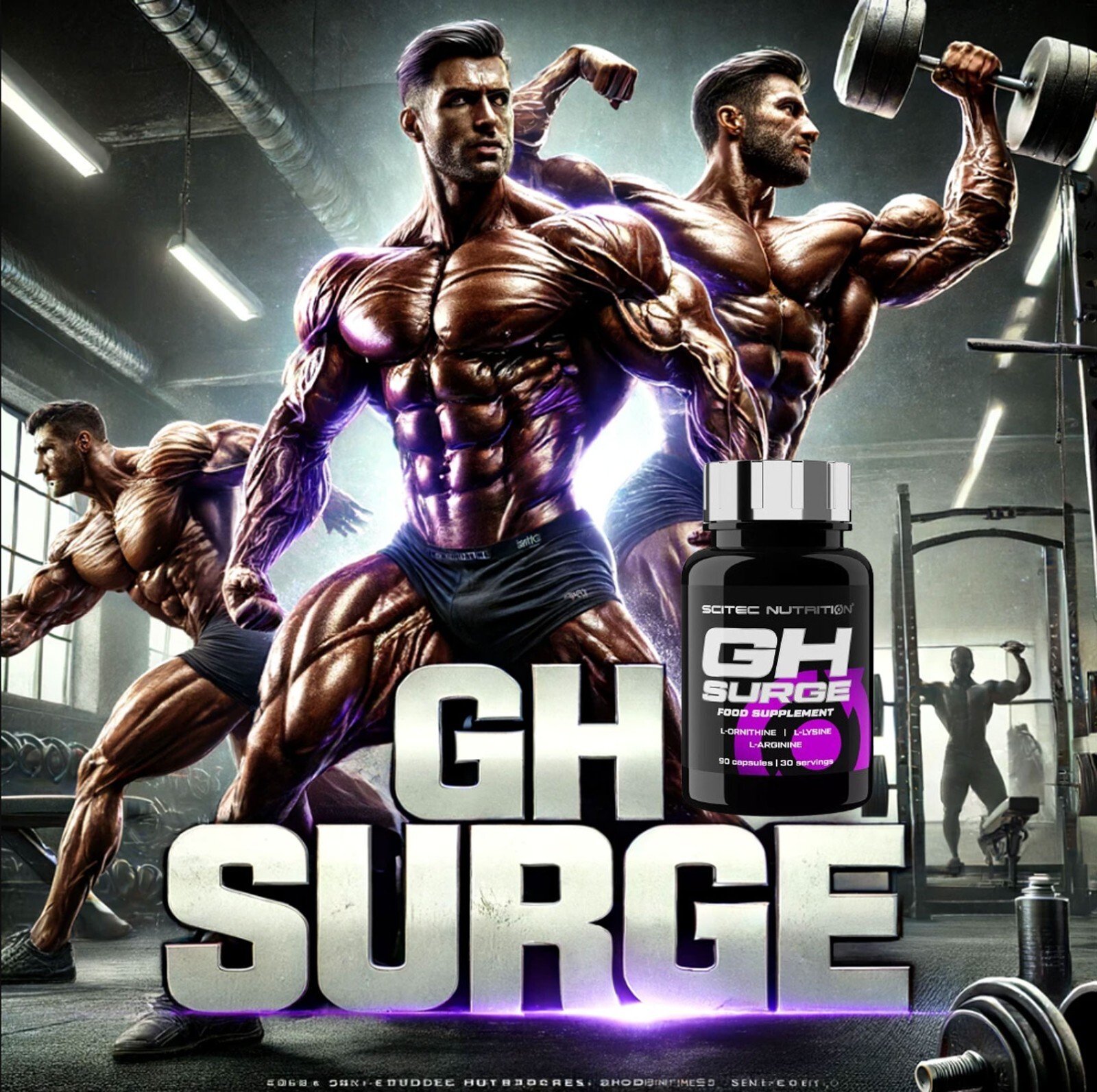SCITEC GHSURGE – STRONG LEAN MUSCLE MASS BUILDER – FAT TISSUE REDUCTION