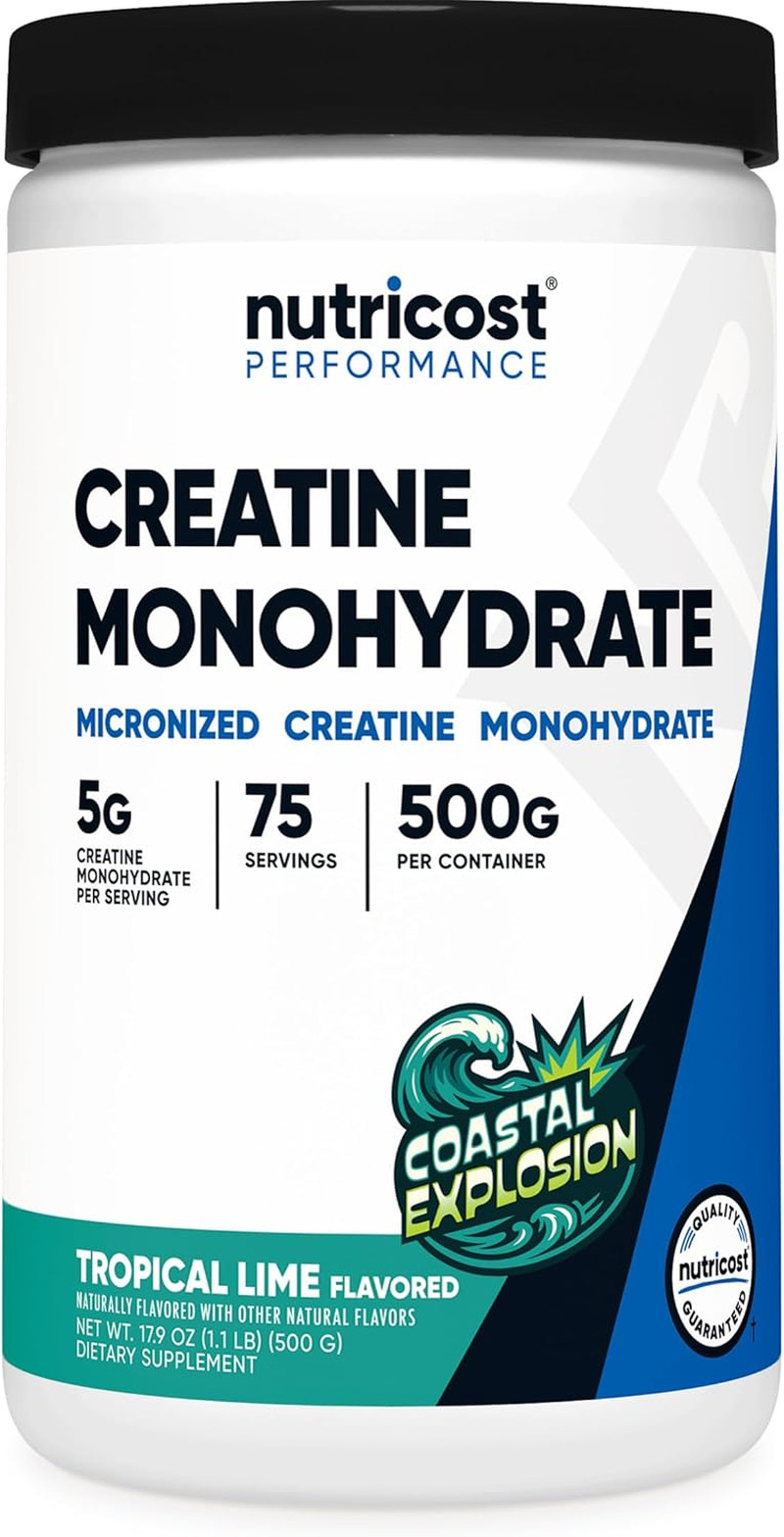 Creatine Monohydrate Powder (Coastal Explosion, 500 Gram) – Micronized Creatine