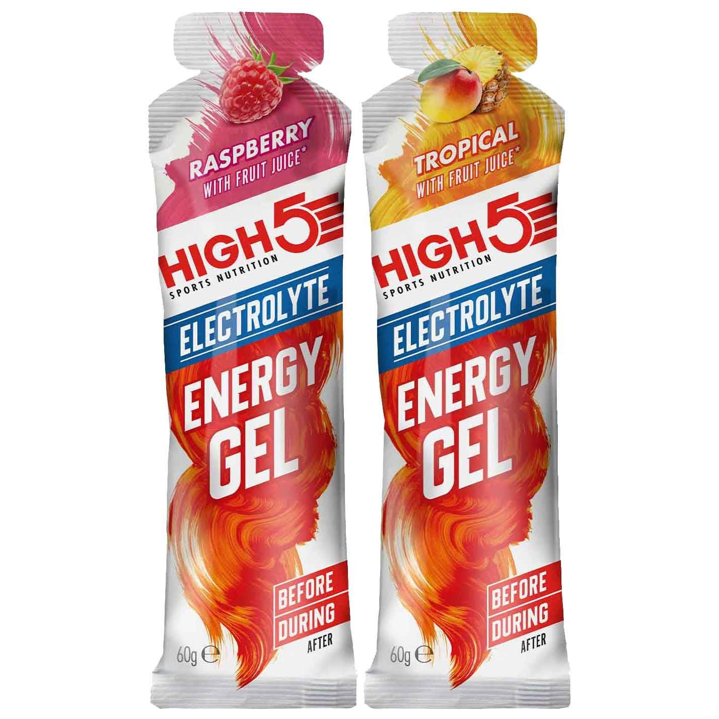 High 5 Energy Gel Electrolyte 60g – All Flavours – Pack of 5