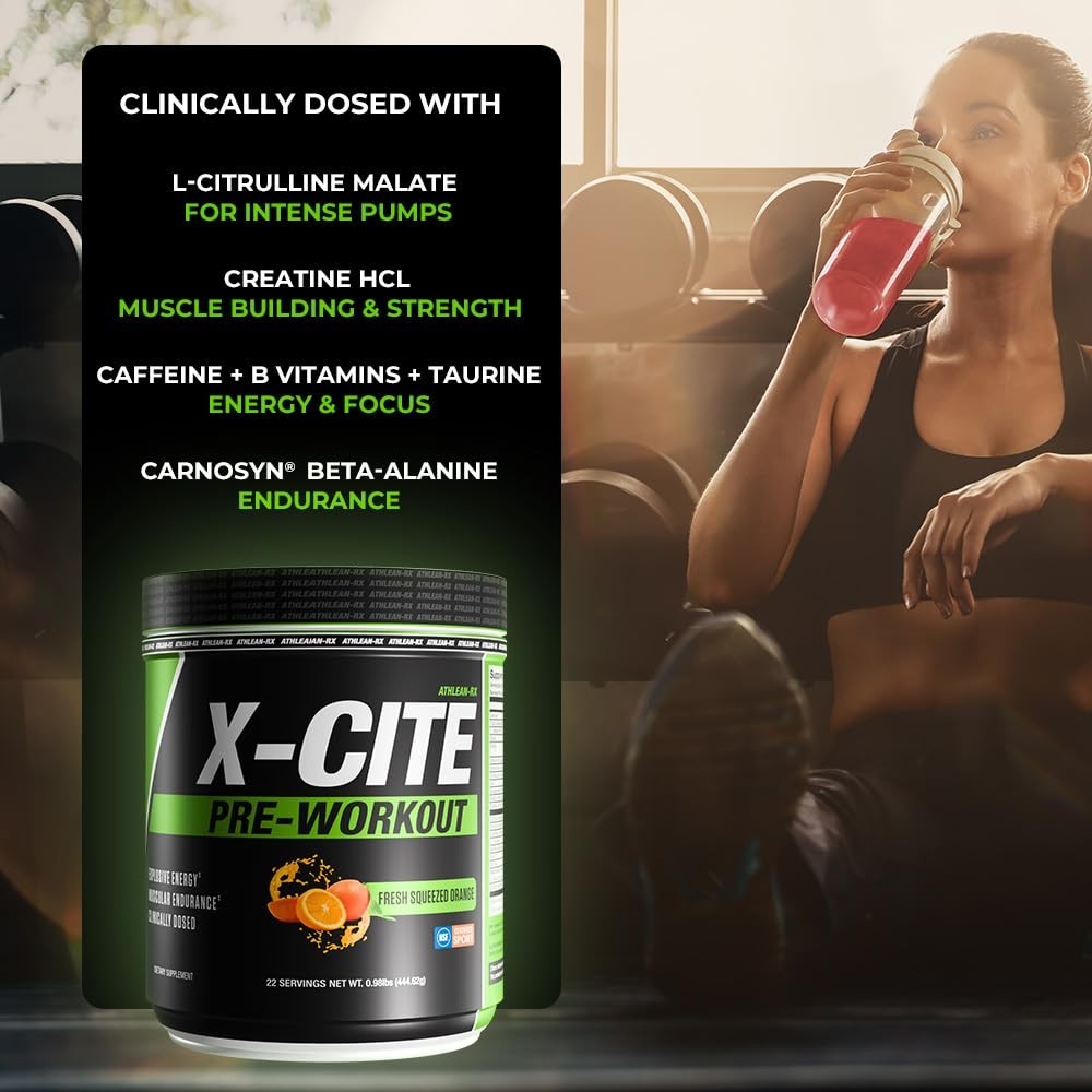 Pre-Workout Supplement – Enhanced Energy, Endurance & Focus with Beta-Alanine, C