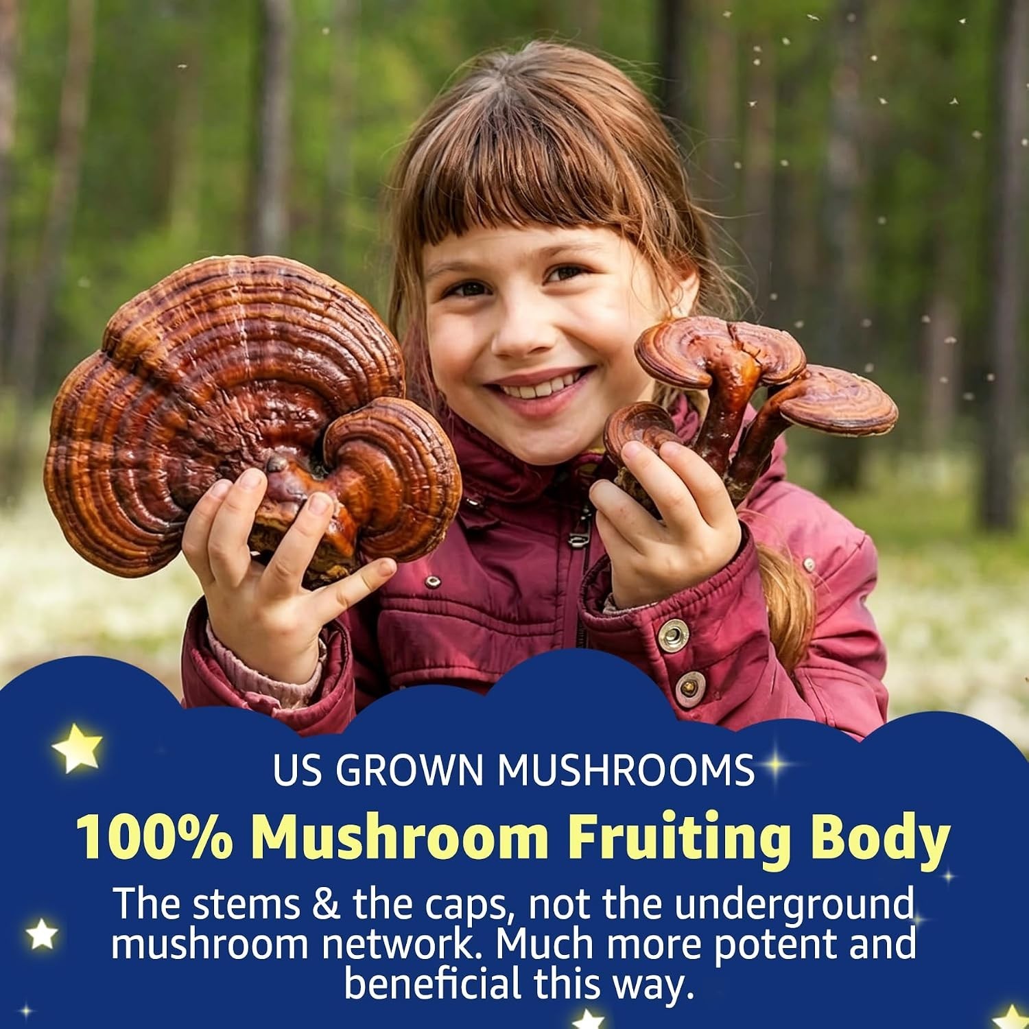 LILICARE Kids Reishi Mushroom Sleep Gummies – Melatonin Free Sleep Gummies