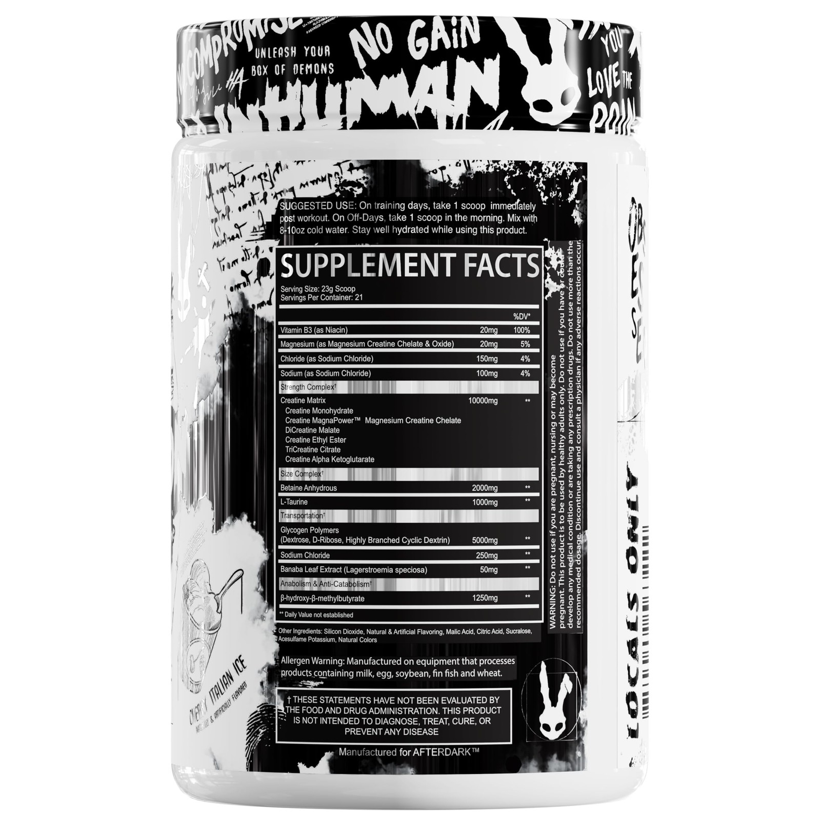 AFTERDARK Supplements Creation – Creatine + HMB Powder | 6 Forms of Creatine …