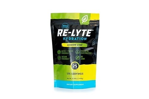 Electrolyte Powder Bulk Pouch – 175 Servings, Lemon Lime Flavor, Hydration Boost