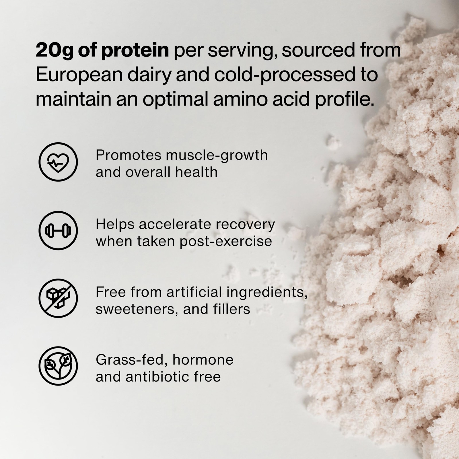 Momentous Essential Grass-Fed Whey Protein Powder – 20 g Whey Isolate Protein…