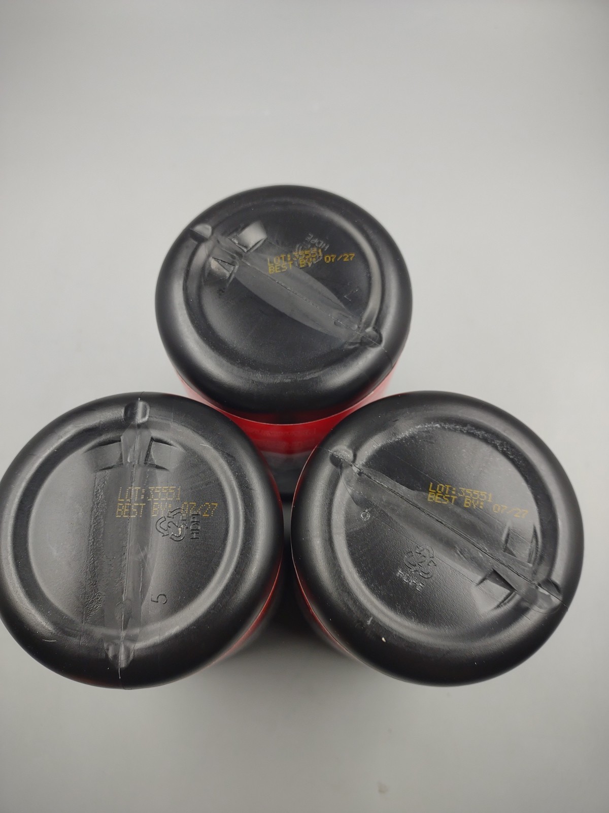 Lot Of 3 Force Factor EAA Powder ~ 10.4oz/30 Servings ~ Orange Mango ~ Exp. 7/27