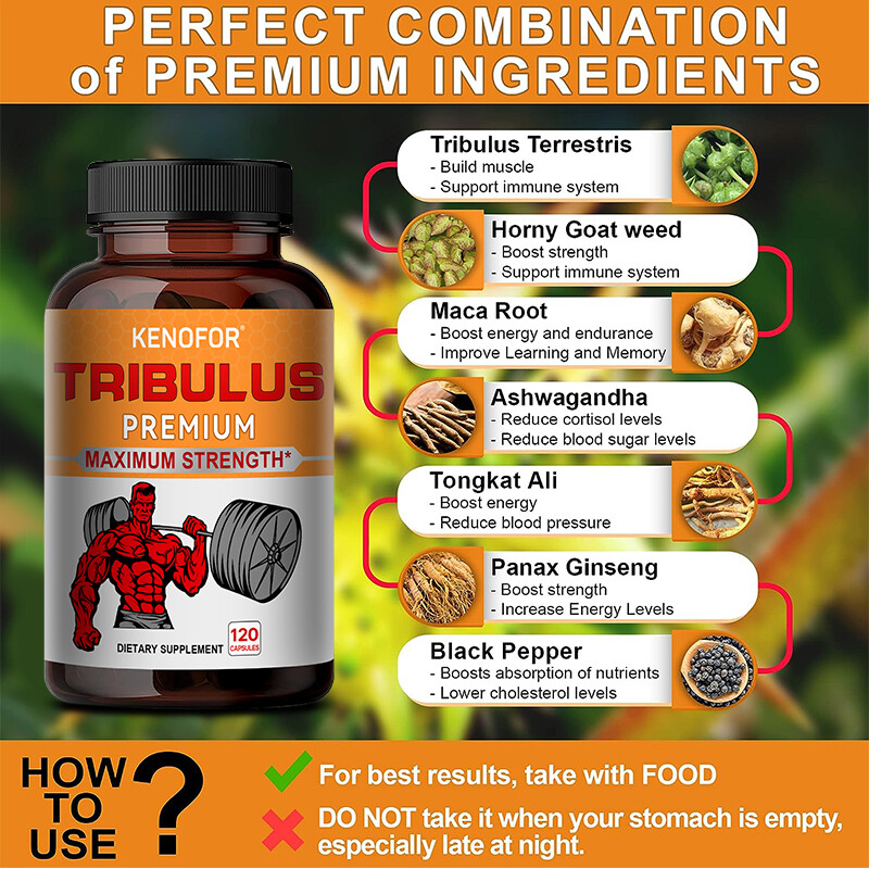 Tribulus Terrestris Capsules – Enhance Male XL, Extend Duration, No Side Effects