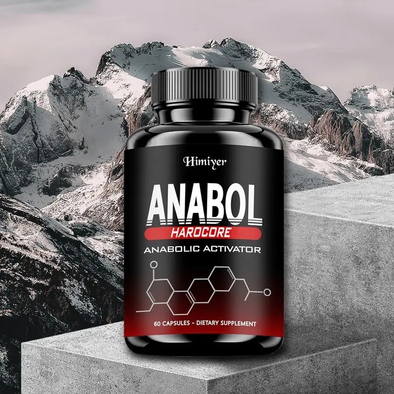 Anabol Hardcore Advanced Bodybuilding Supplement | 60 Capsules | Energy Support