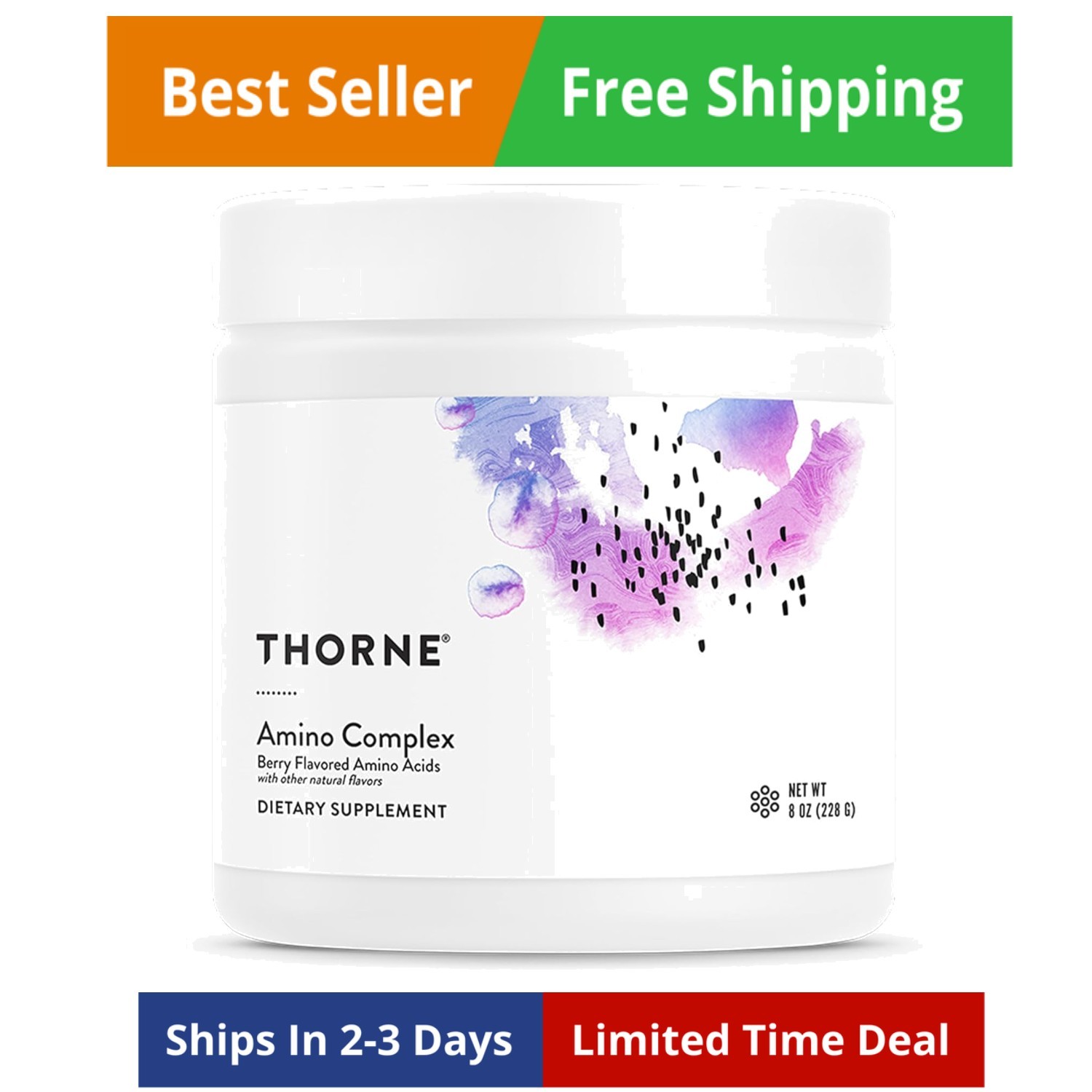 Amino Complex – Clinically-Validated EAA and BCAA Powder for Pre or Post-Work…