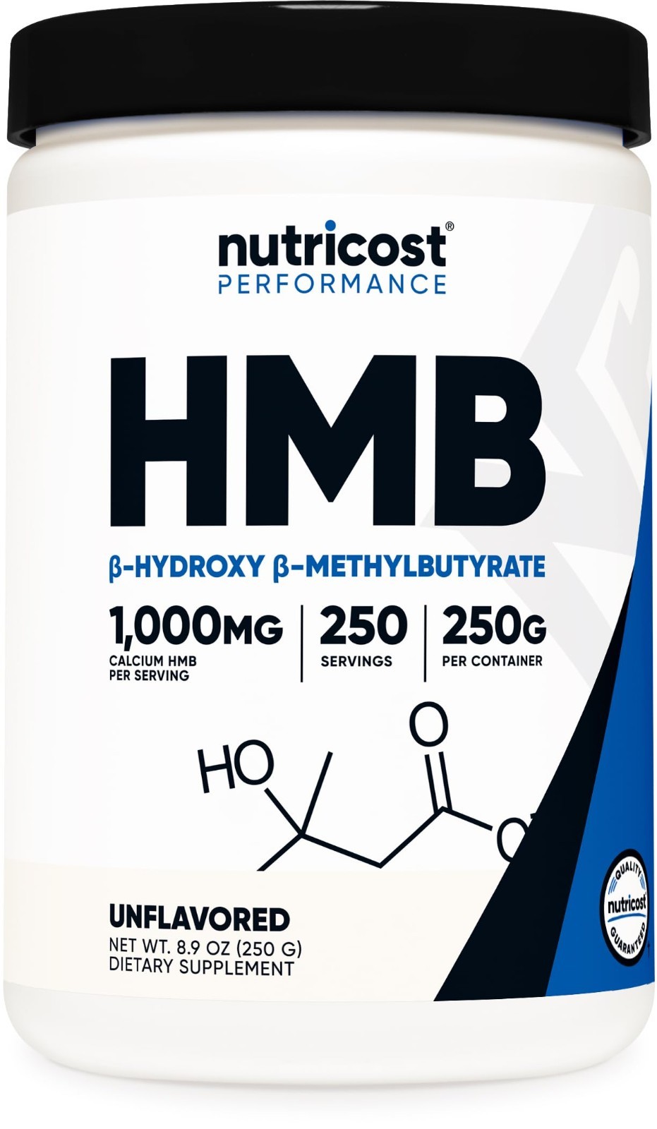 HMB Powder 250g | Beta-Hydroxy Beta-Methylbutyrate | Gluten Free, Non-GMO Supple