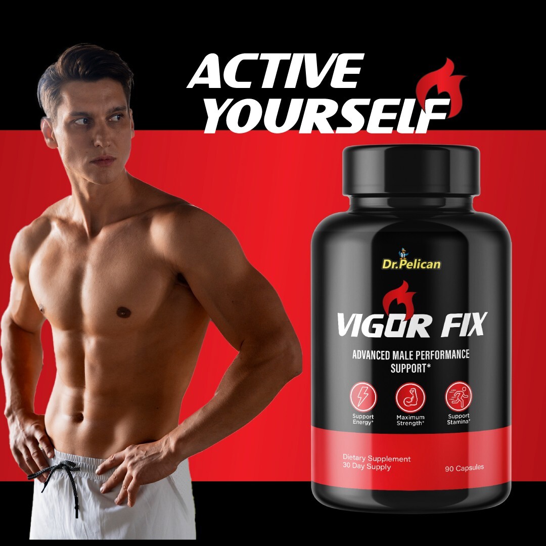 Vigor Fix- Bodybuilding & Men’s Health Support- 12 Bottles- 1080 Capsules