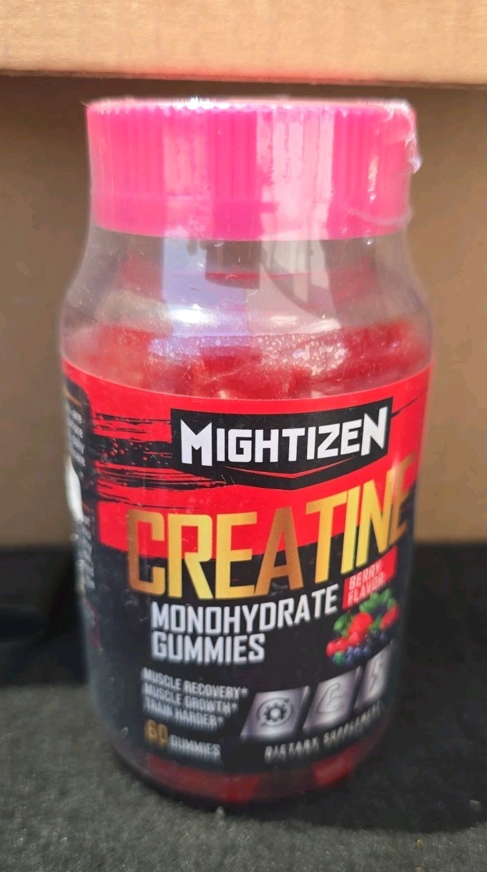 Mightizen Creatine Monohydrate Gummies Quantity 60 Exp 02/27