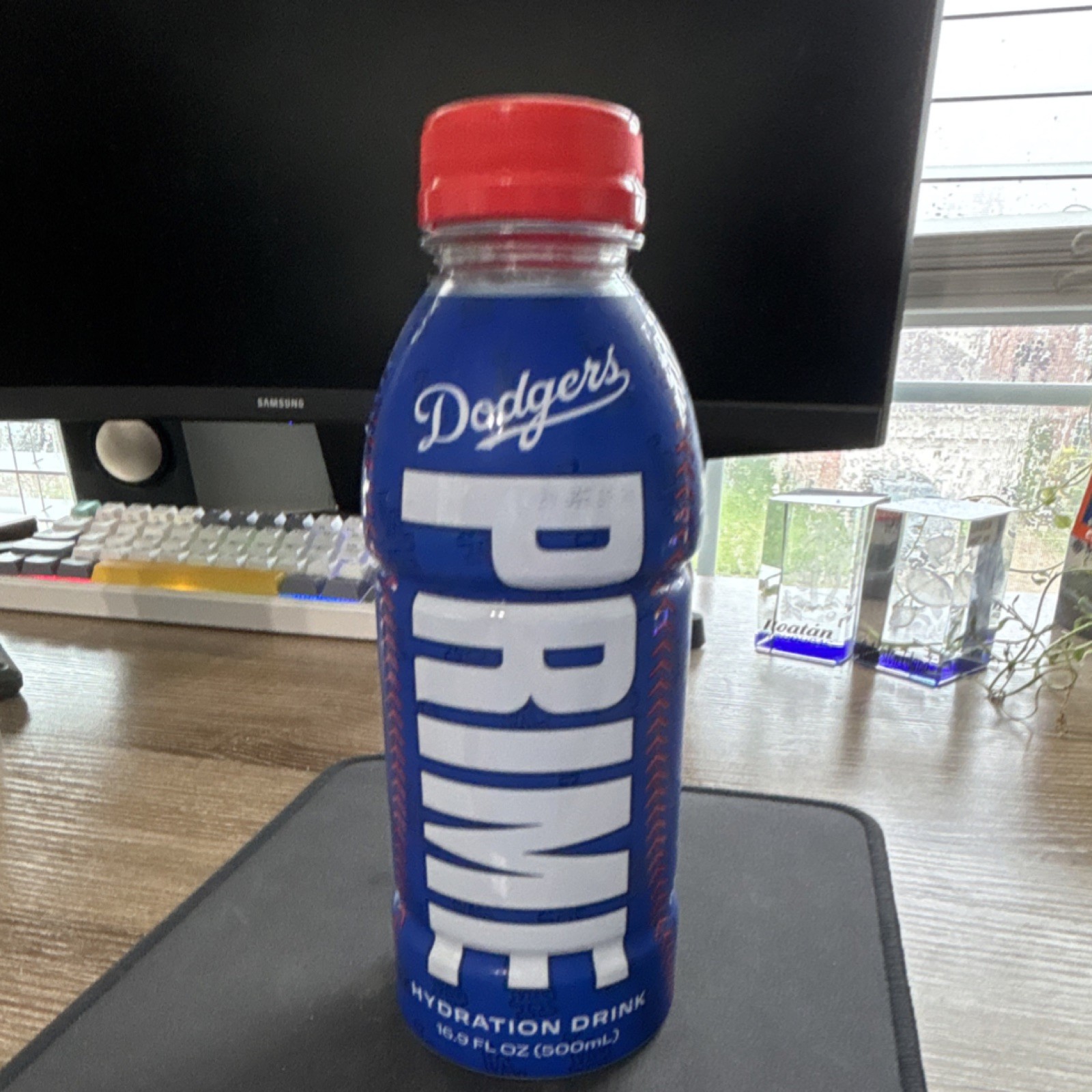 Prime Dodgers Hydration Electrolyte Drink 16.9 fl oz Coconut Water