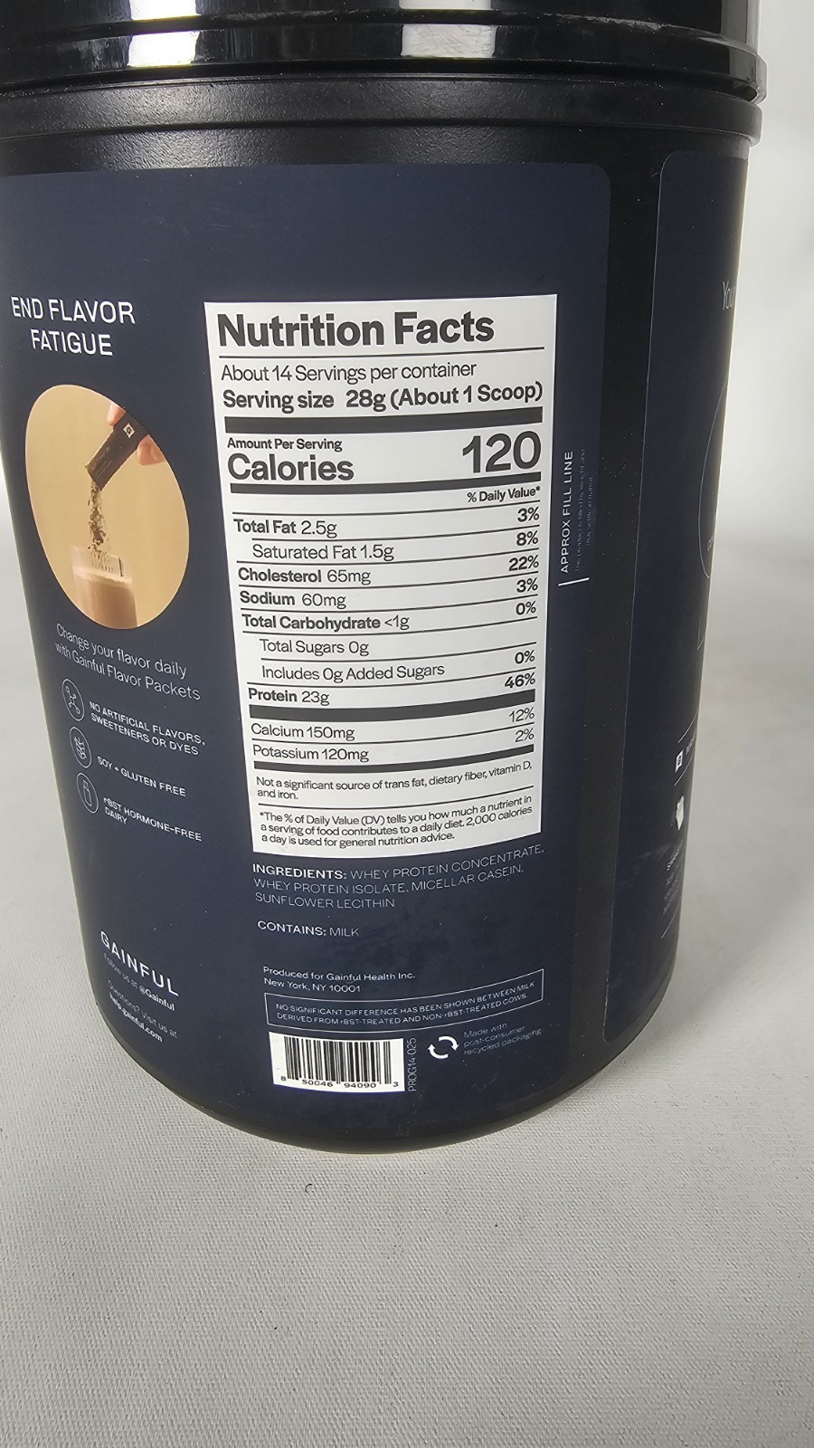 Everyday Whey Protein Powder, 14 Servings/13.9 oz, Unflavored, Exp. 6/2027