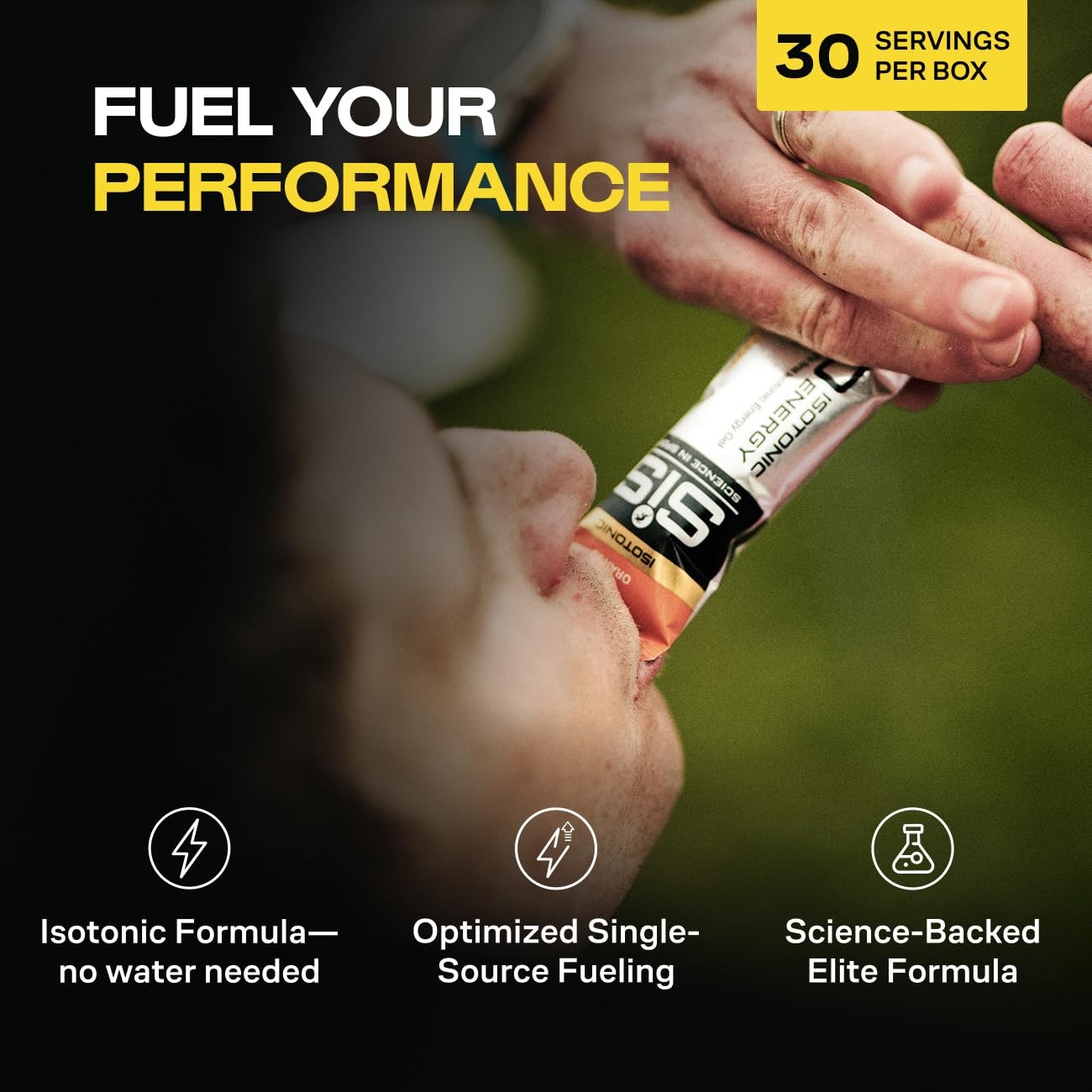 Science in Sport GO Isotonic Energy Gel – 60 Fl Oz (Pack of 1), Orange