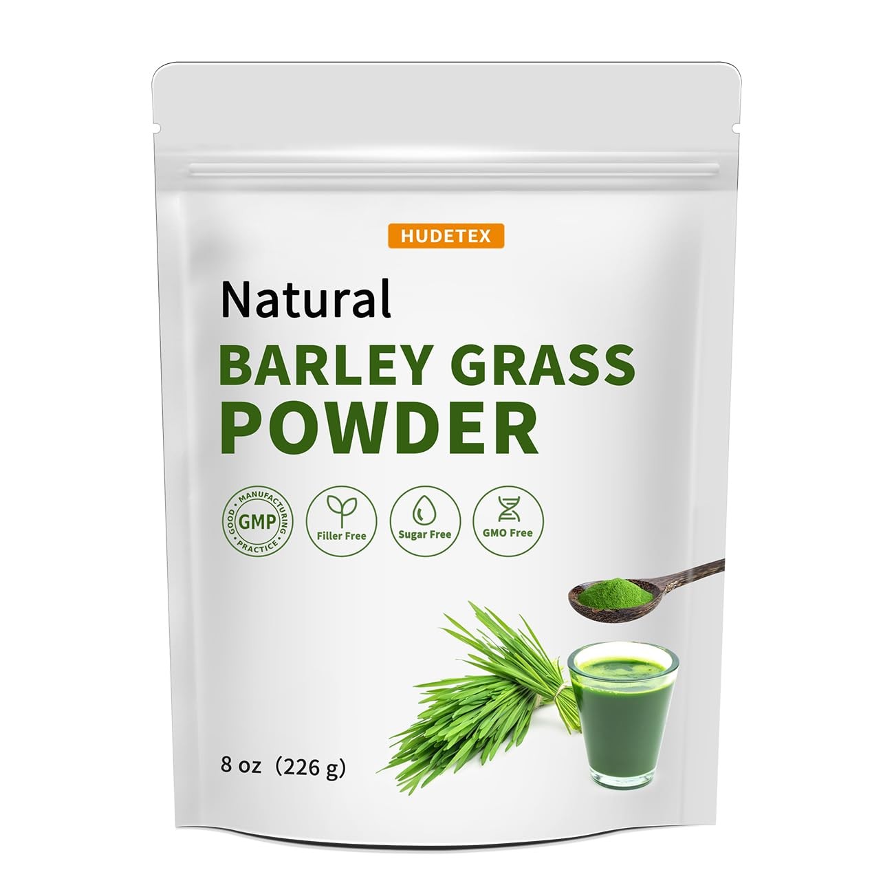 Barley Grass Juice Powder ，Rich in Chlorophyll & Natural 8 Ounce (Pack of 1)