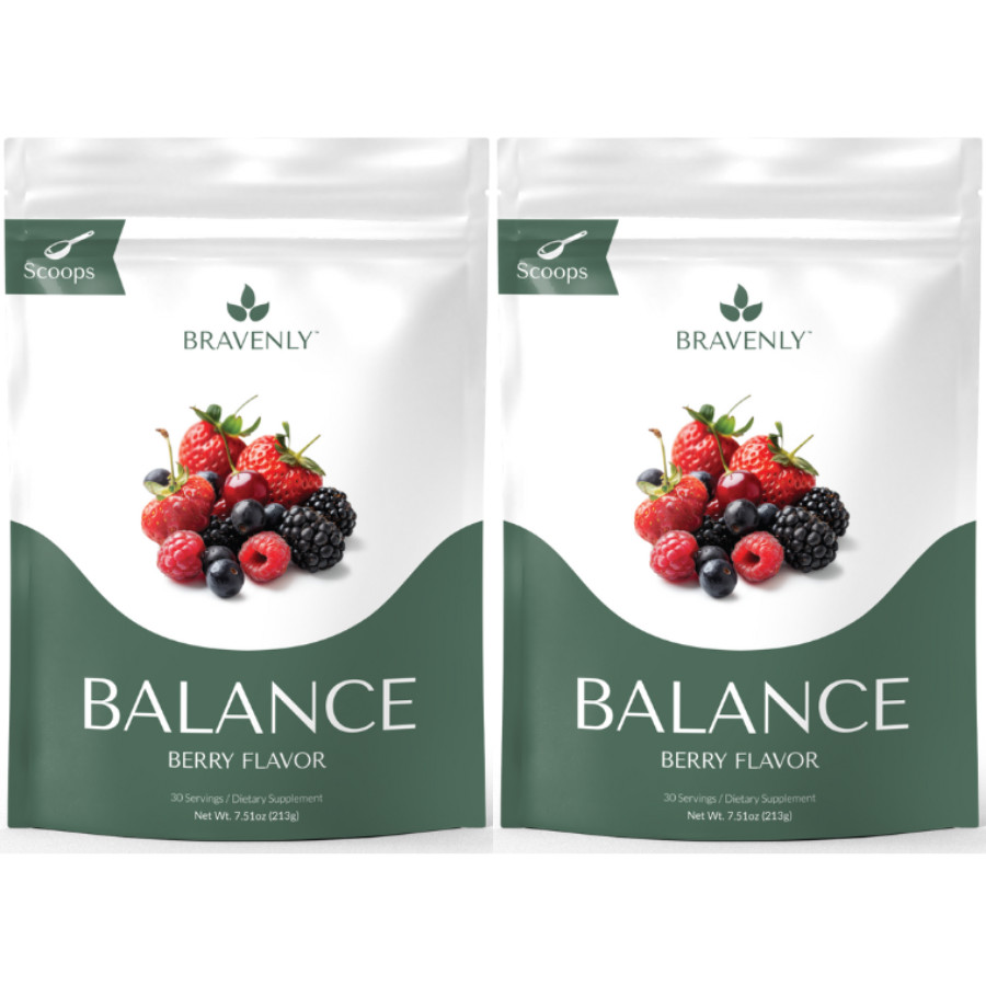 X2 Bravenly Balance Bulk Powder 60 servings Berry flavor – EXP 06/2026