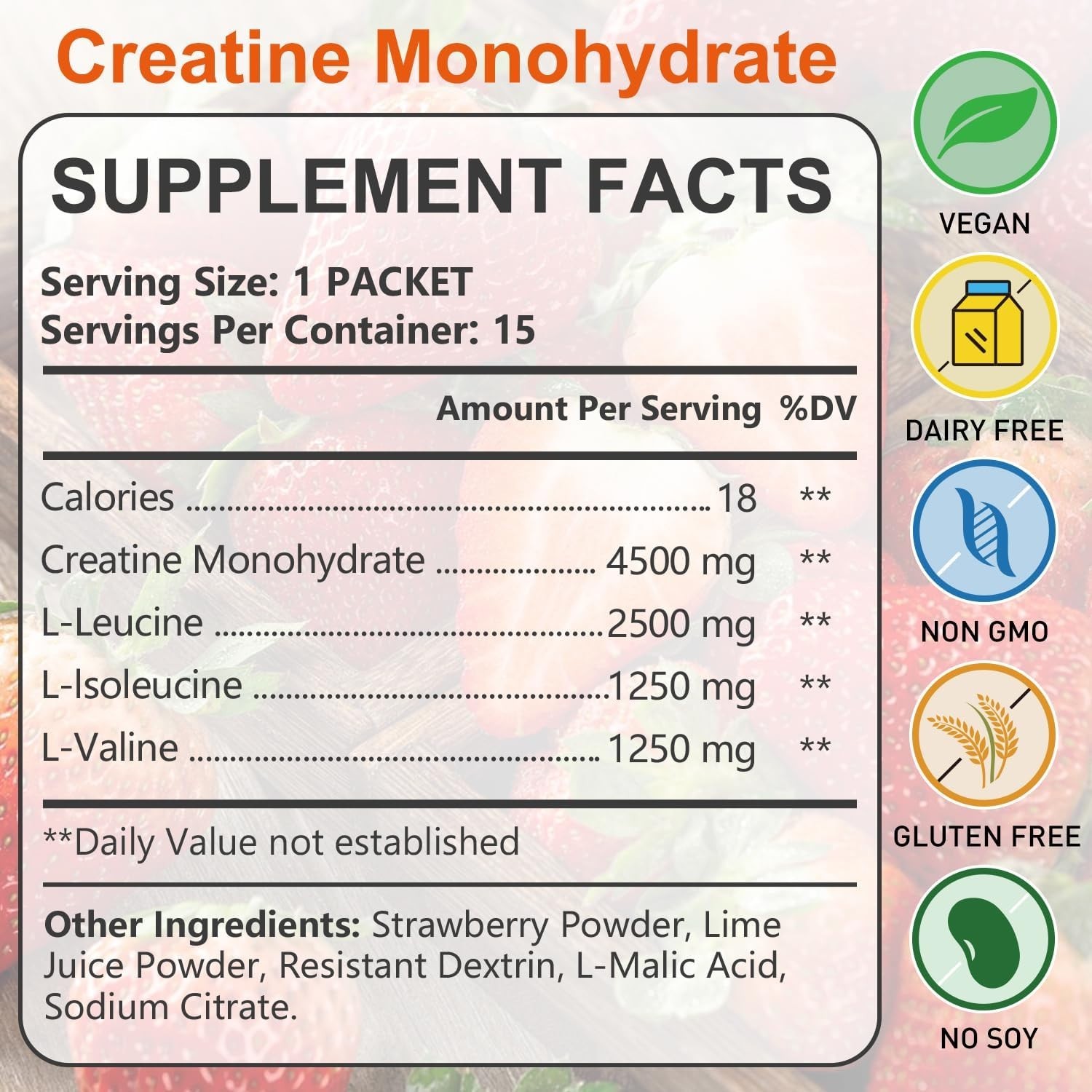 Delicious Strawberry Lemonade Micronized Creatine Powder – & Gluten-Free