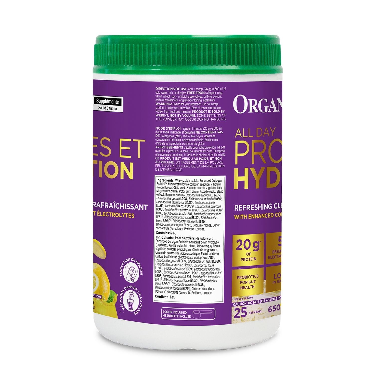 Organika Clear Whey Isolate Protein Hydrator 2-Pack 50 Servings 2 Flavors