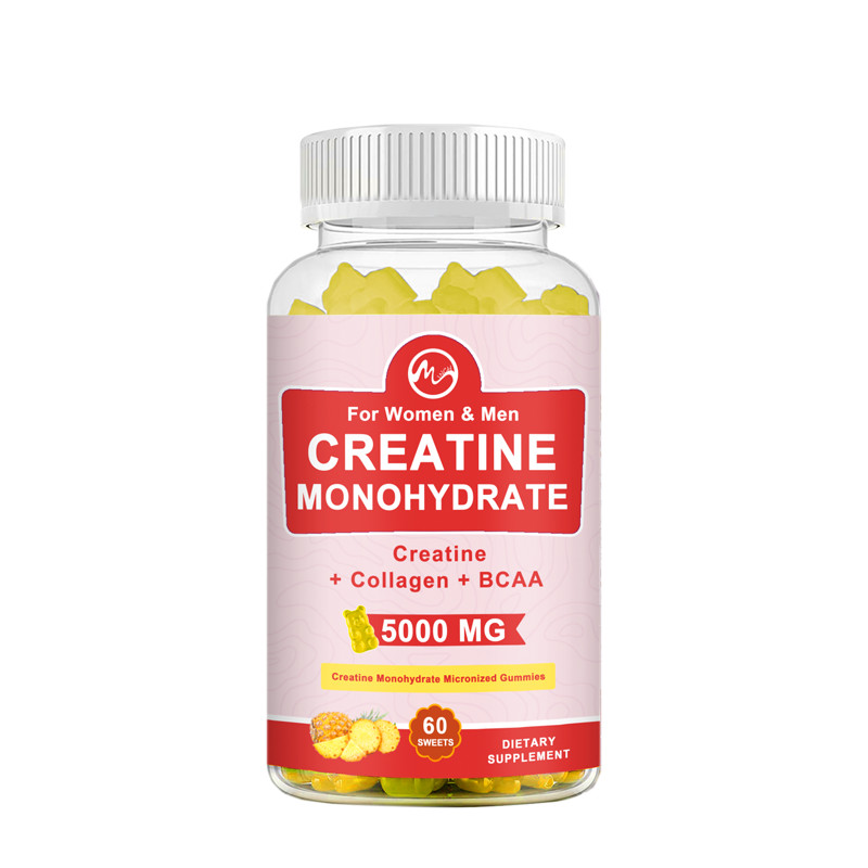 Creatine Monohydrate Gummies – 60Gummies – 3000mg – Muscle Strength and Energy