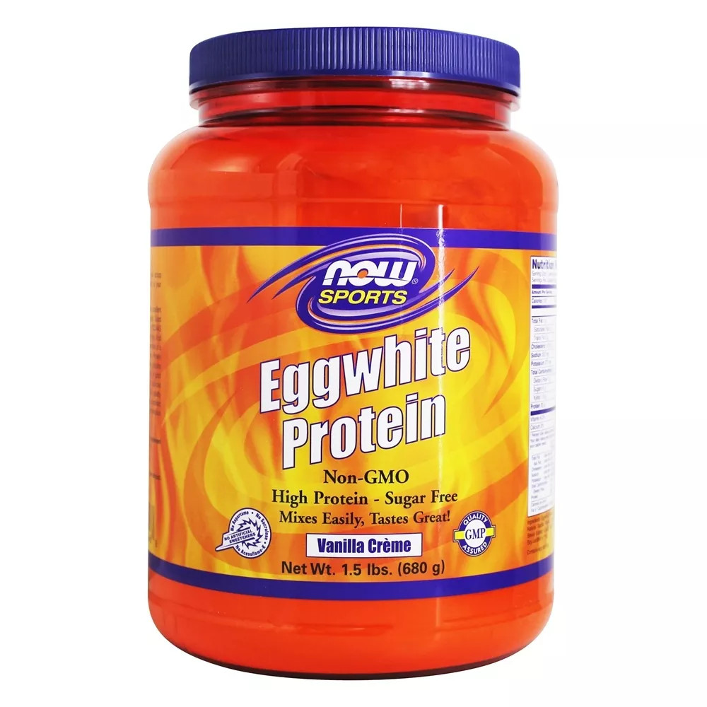 NOW Foods Eggwhite Protein Vanilla Creme, 1.5 lbs.