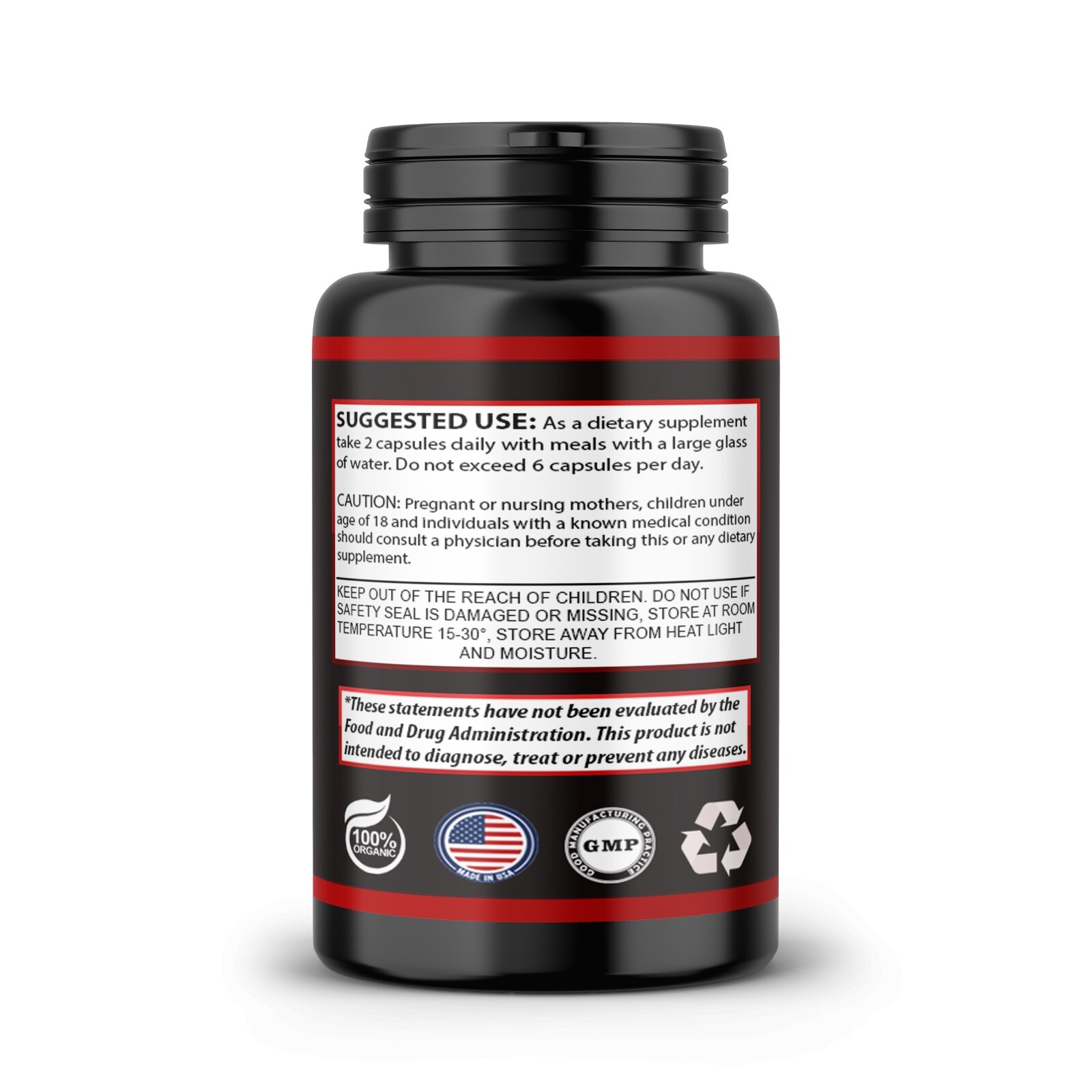 TURKESTERONE 600mg AKA Ajuga Turkestanica Standardized to 10% 180 Veg Capsules