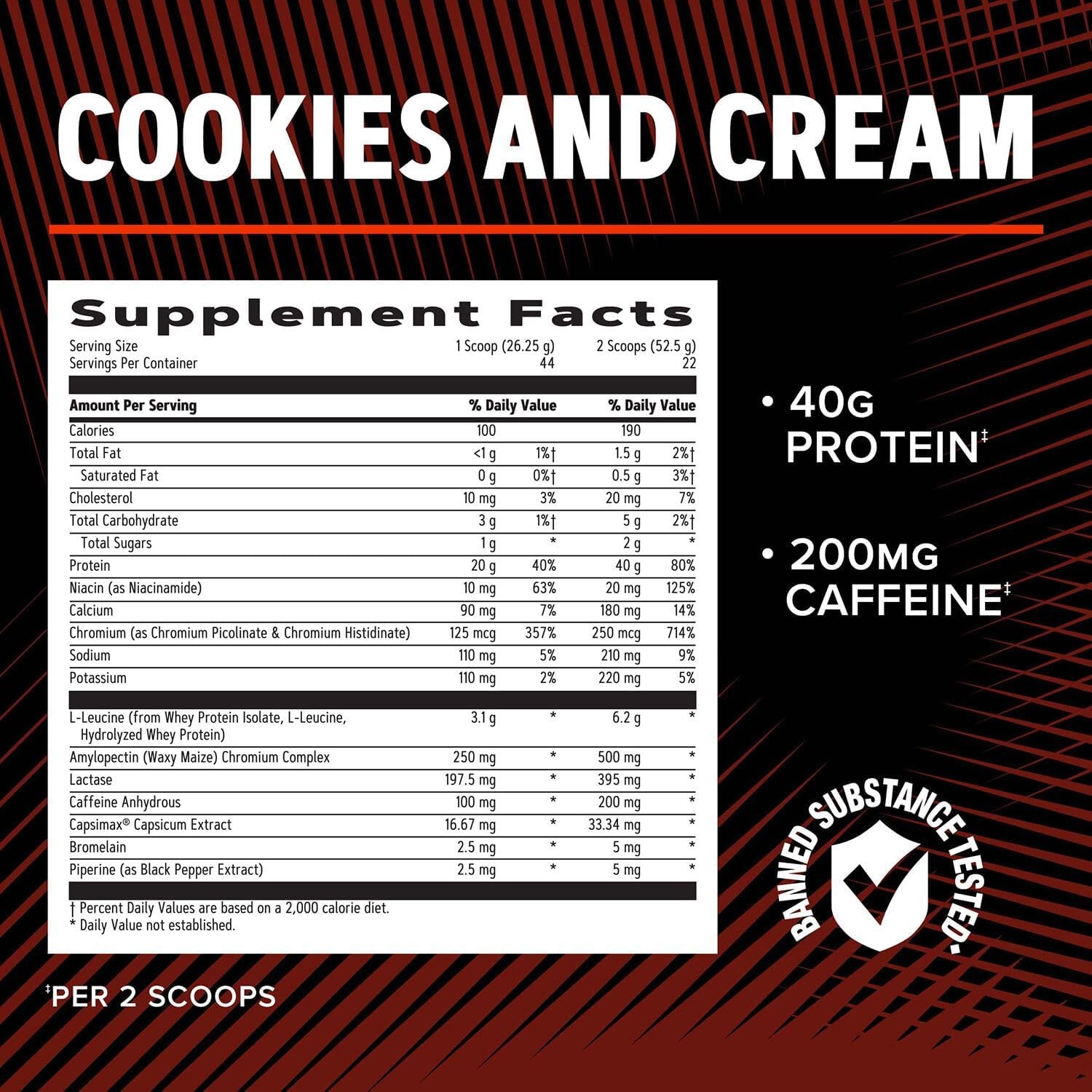 GNC AMP Wheybolic Ripped Protein Powder & Thermogenic Protein Supplement, Muscle