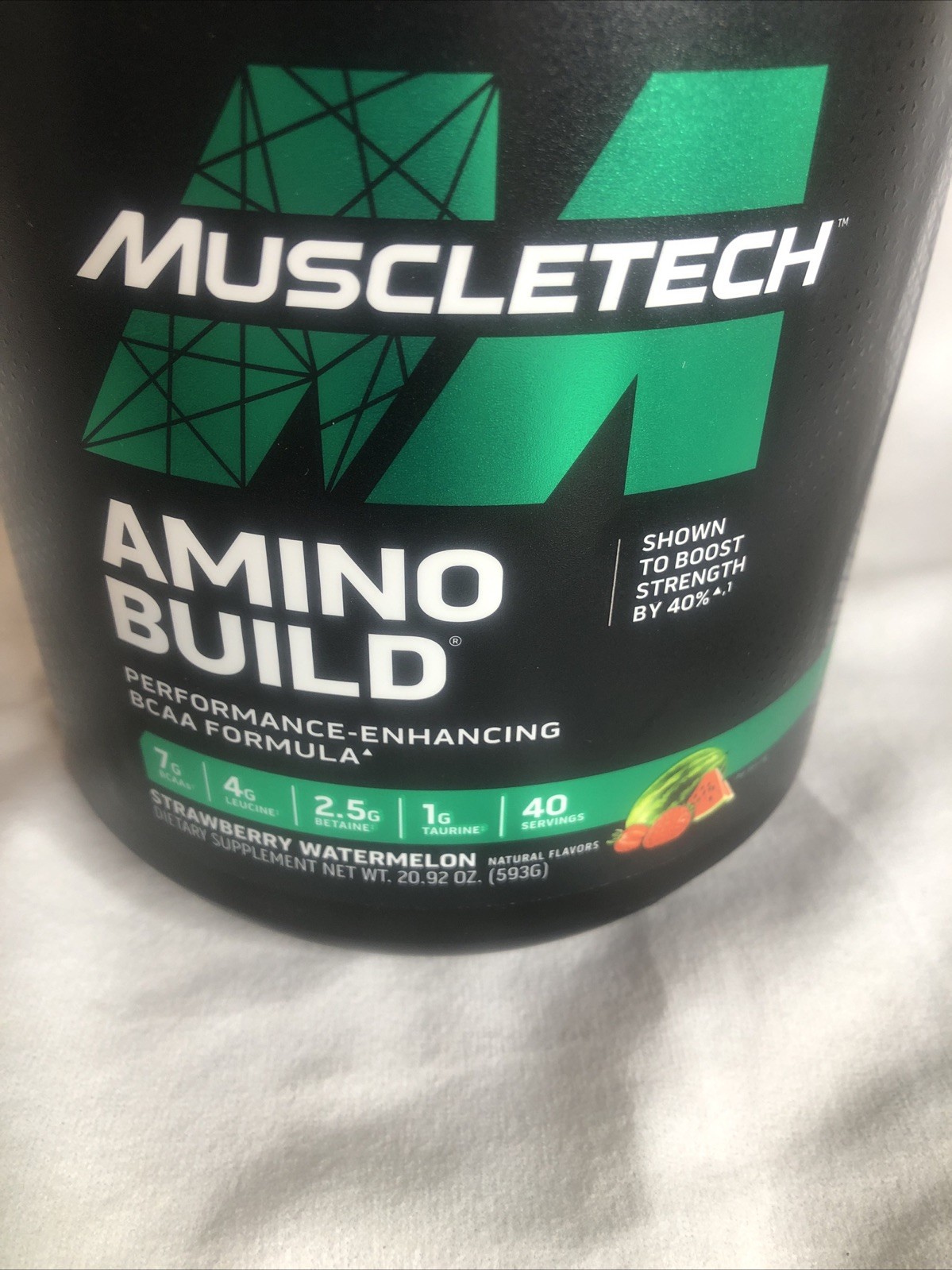 MuscleTech BCAA Powder for Men & Women, Strawberry Watermelon -Boosts Strength
